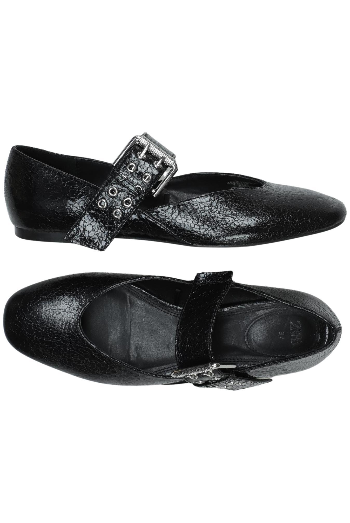 

Zara Damen Ballerinas, schwarz, Gr. 37