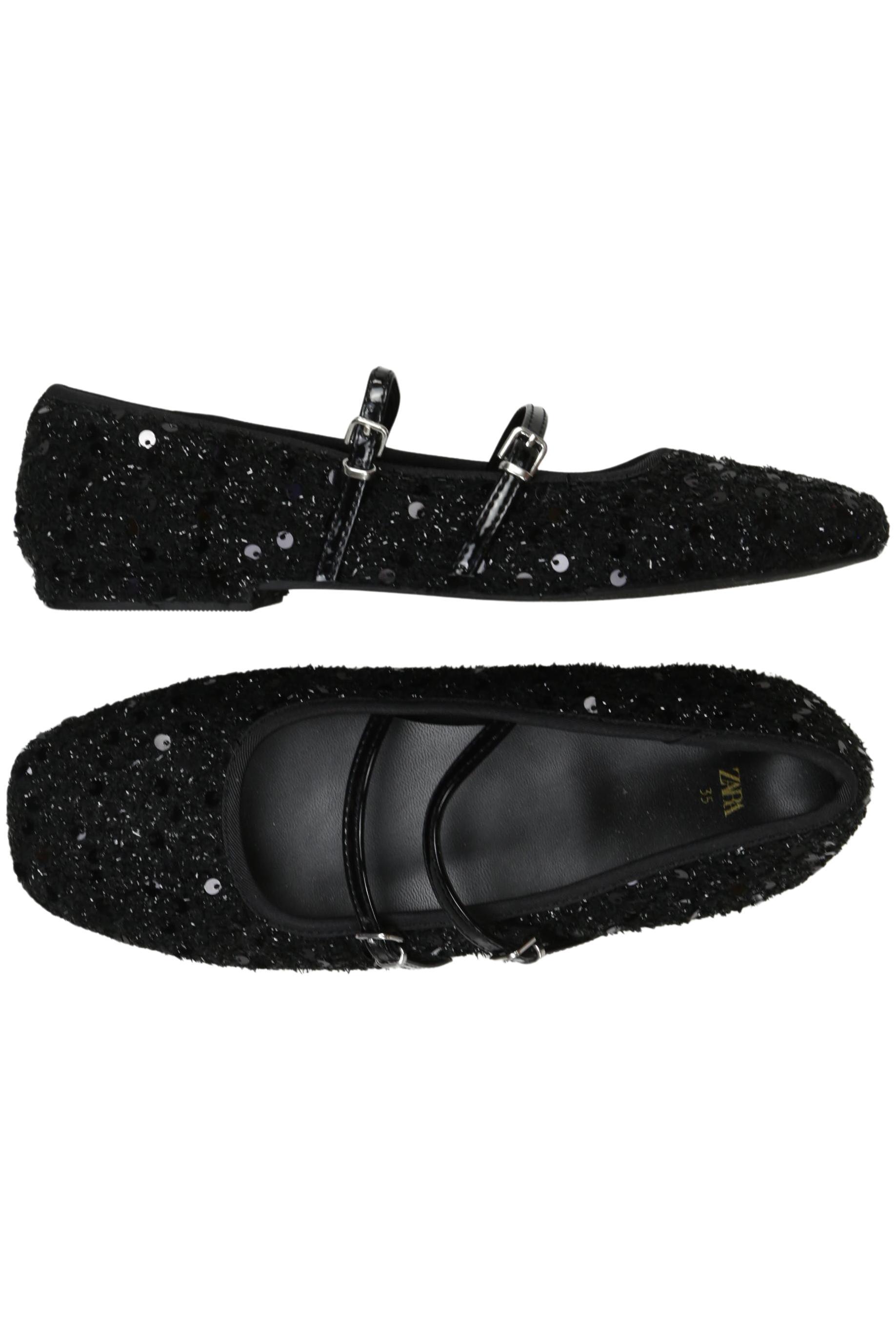 

Zara Damen Ballerinas, schwarz, Gr. 35