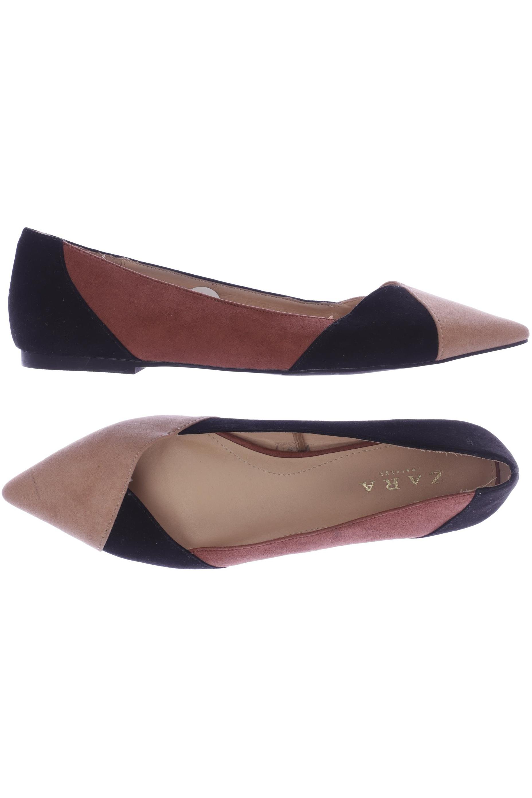 

ZARA Damen Ballerinas, beige