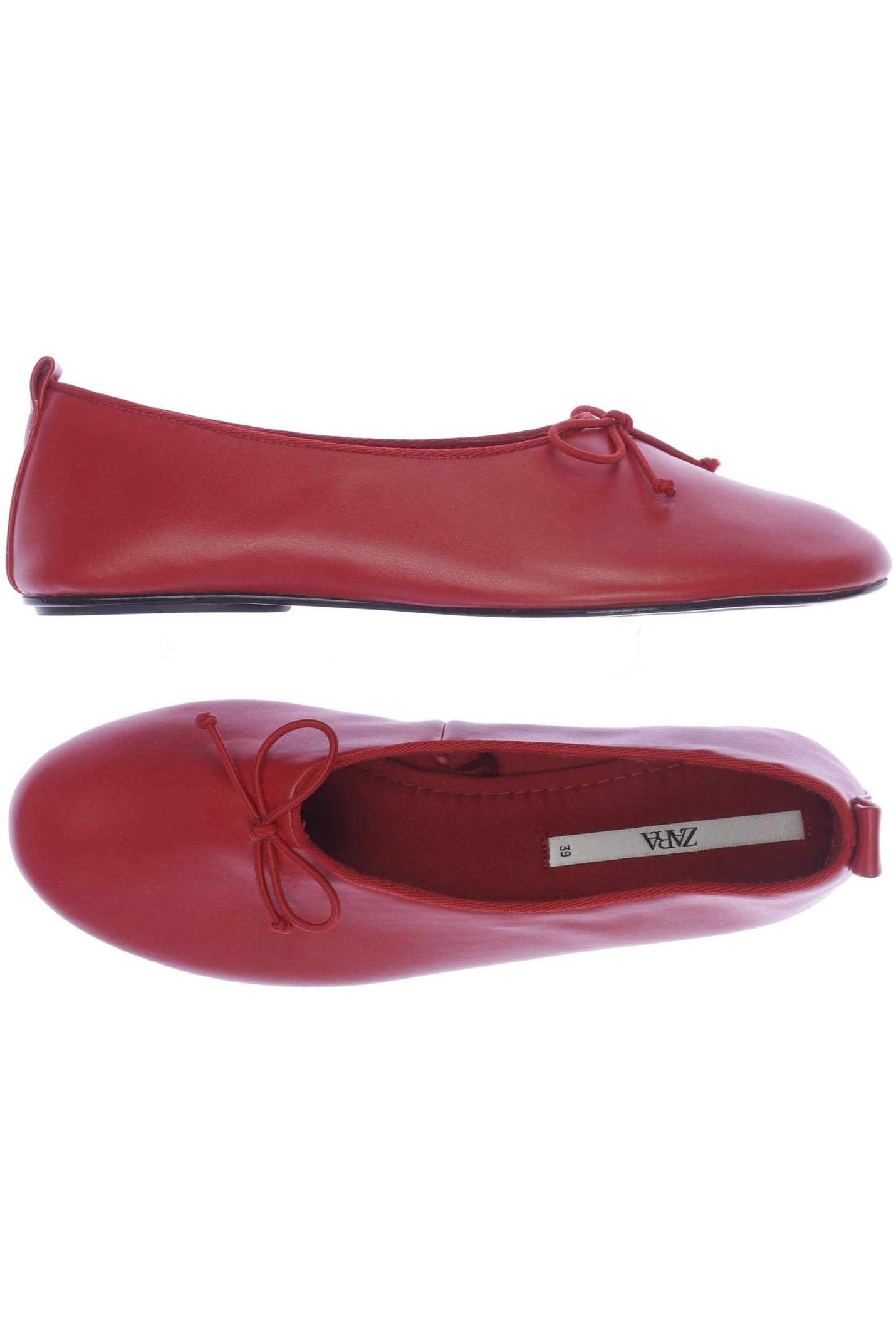 

Zara Damen Ballerinas, rot, Gr. 39