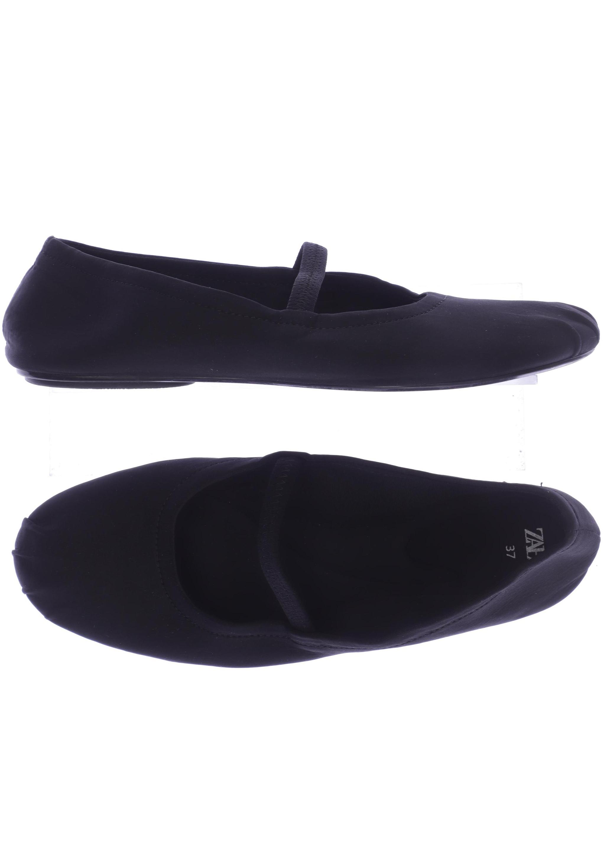 

ZARA Damen Ballerinas, schwarz