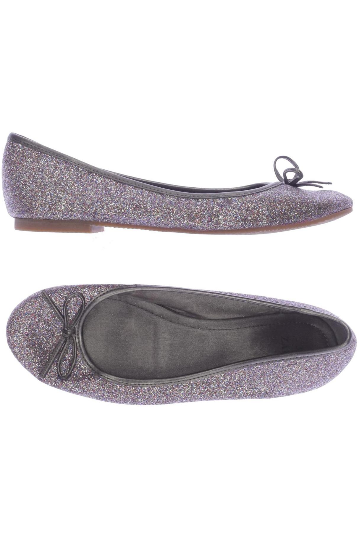 

ZARA Damen Ballerinas, grau