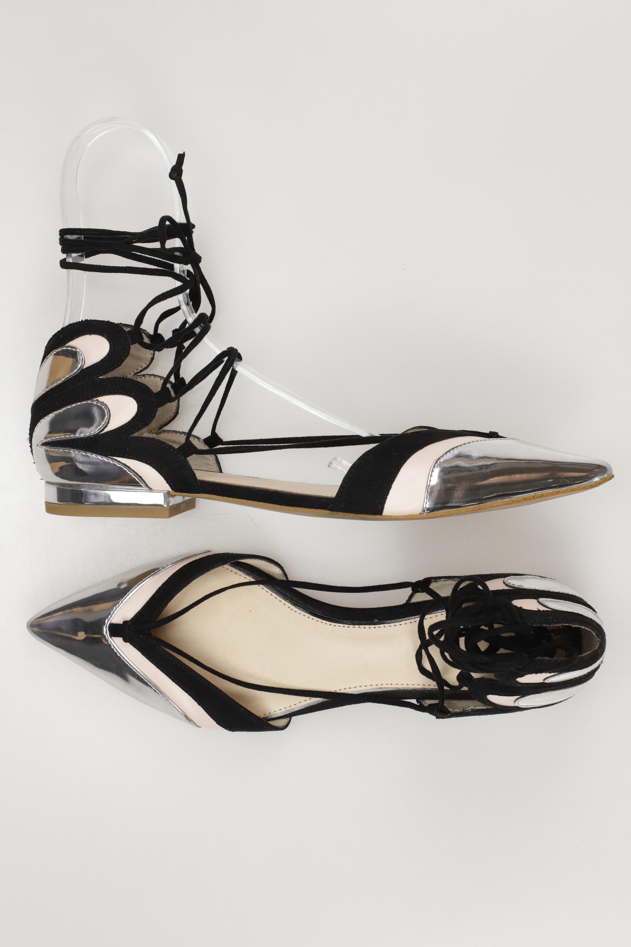 

ZARA Damen Ballerinas, silber