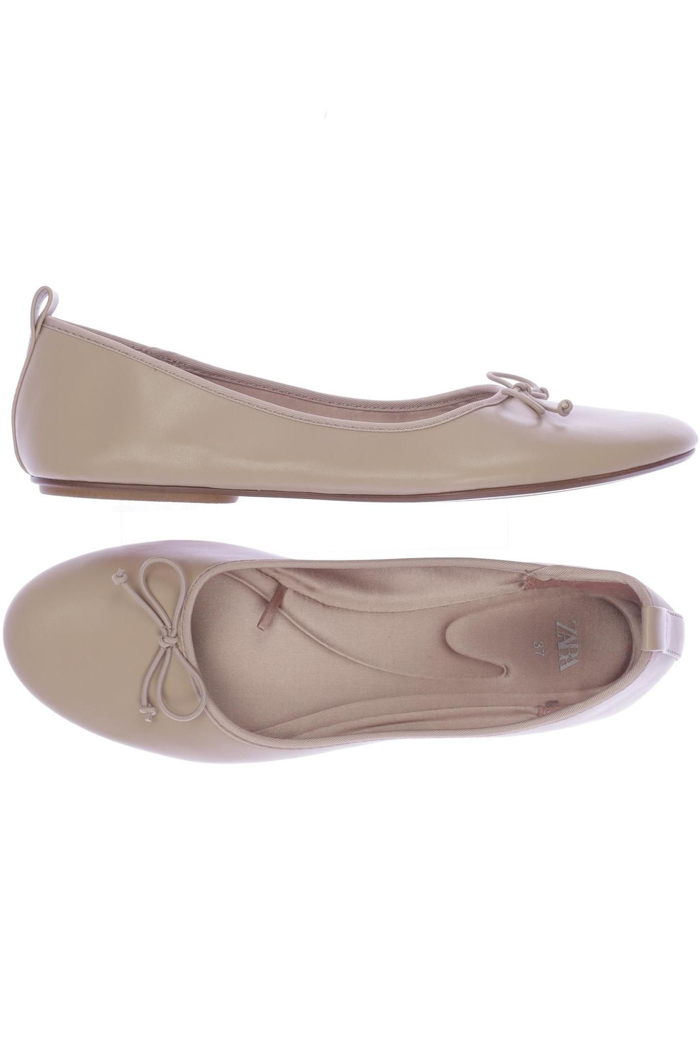 

Zara Damen Ballerinas, beige, Gr. 37