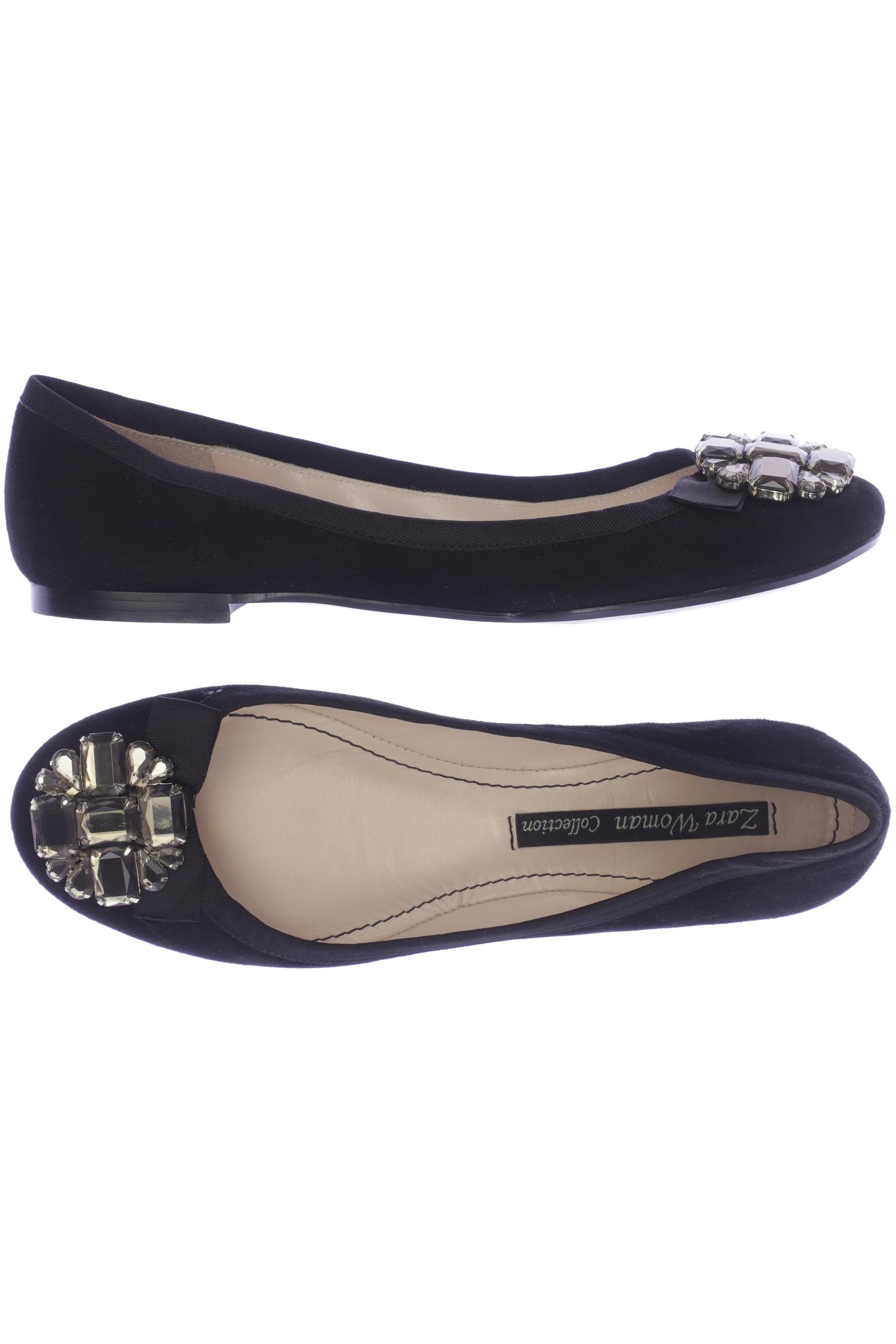 

Zara Damen Ballerinas, schwarz, Gr. 37