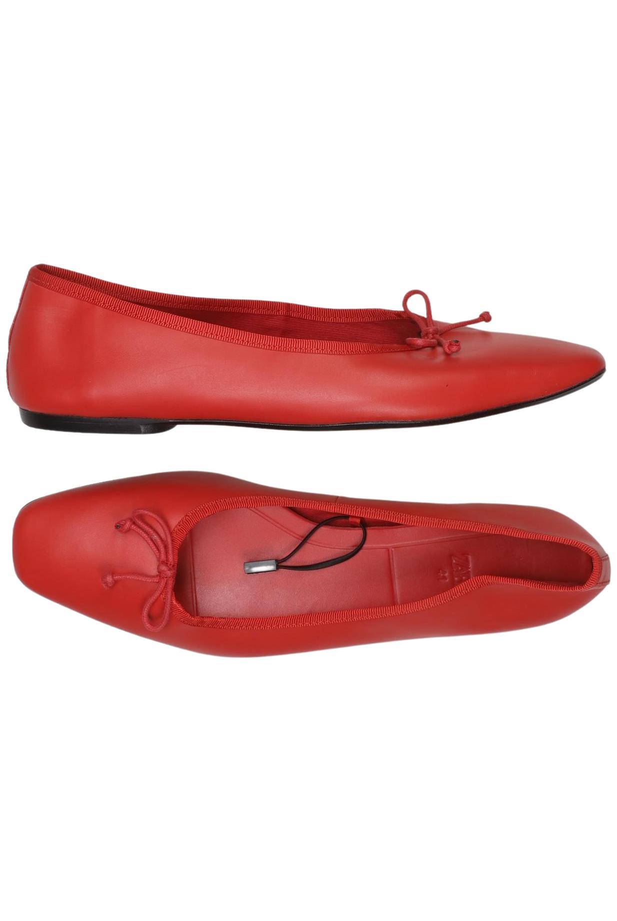 

Zara Damen Ballerinas, rot, Gr. 41