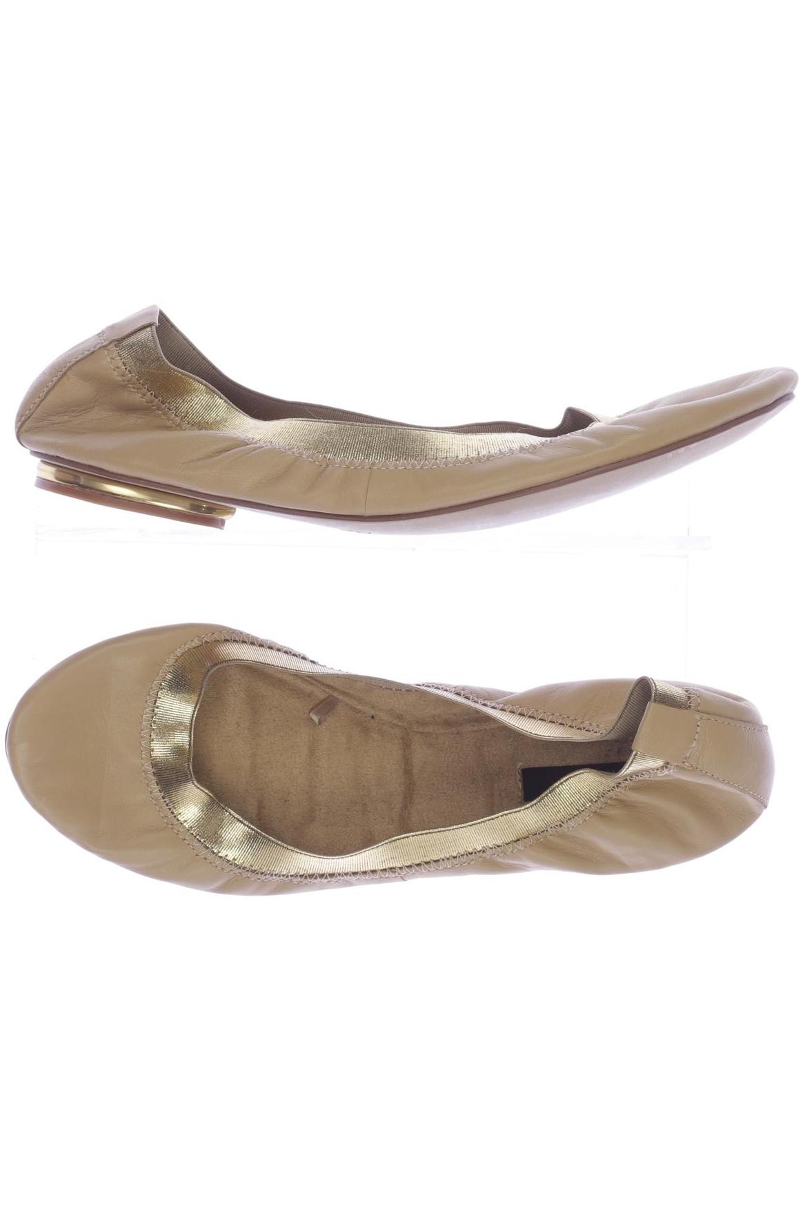 

Zara Damen Ballerinas, beige, Gr. 38