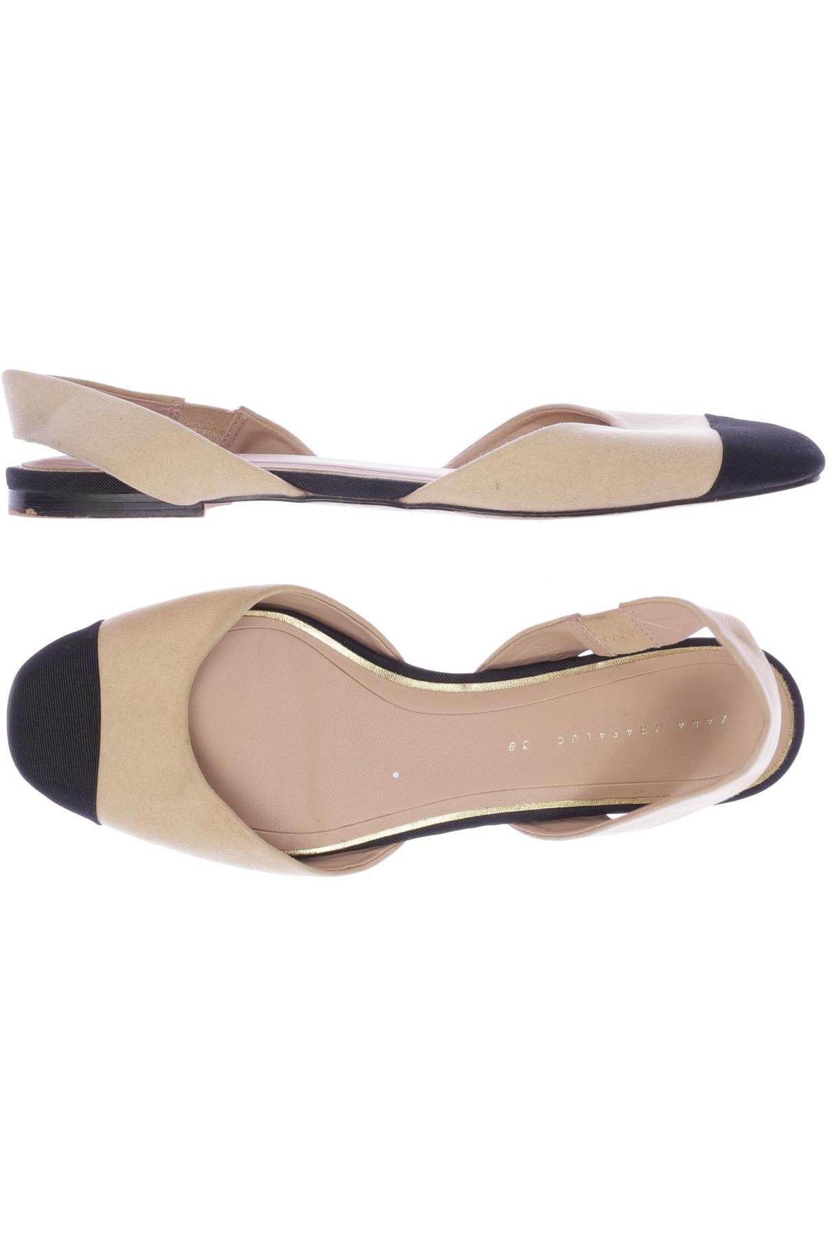 

Zara Damen Ballerinas, beige, Gr. 38