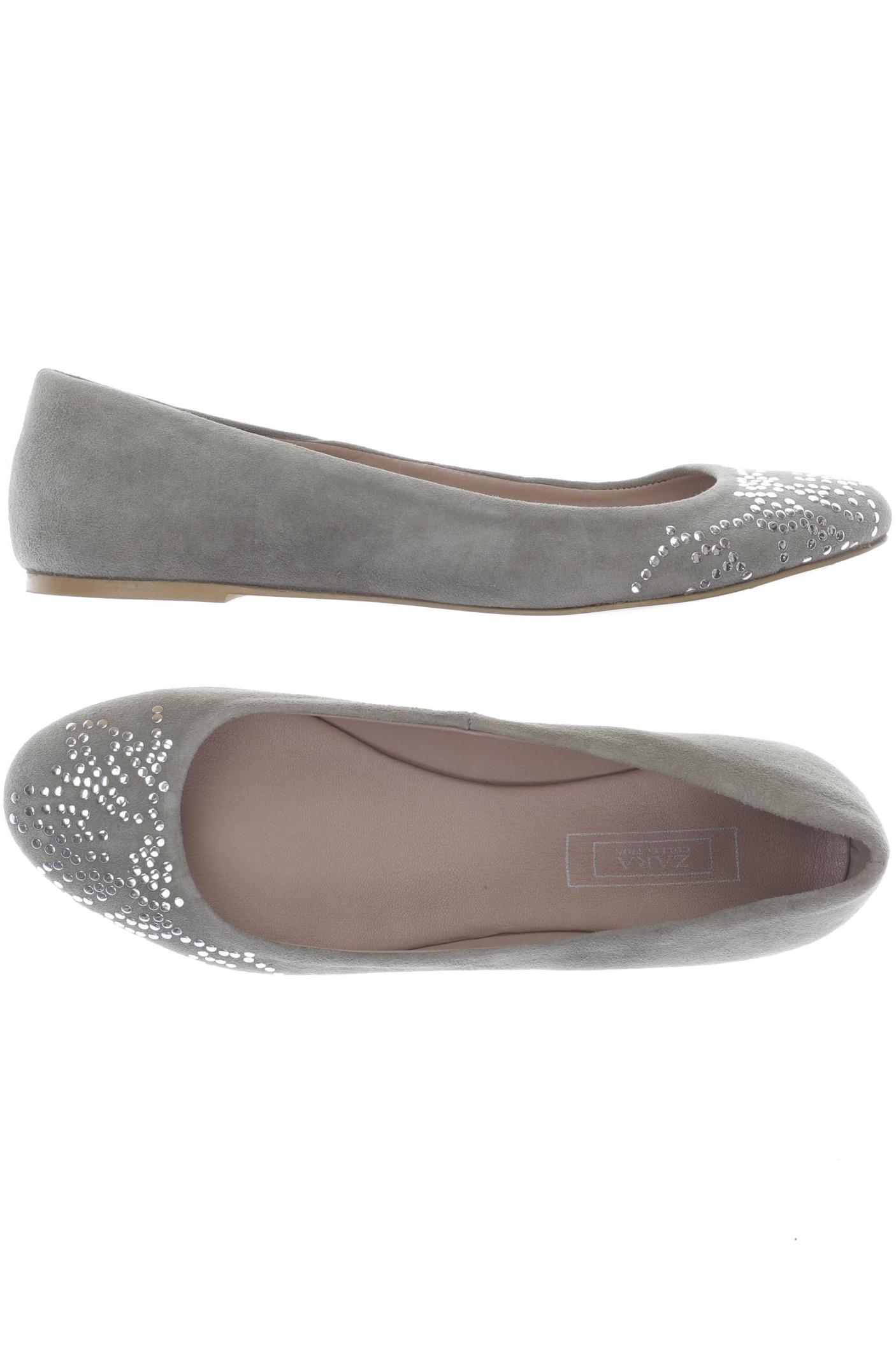 

Zara Damen Ballerinas, hellgrün, Gr. 38
