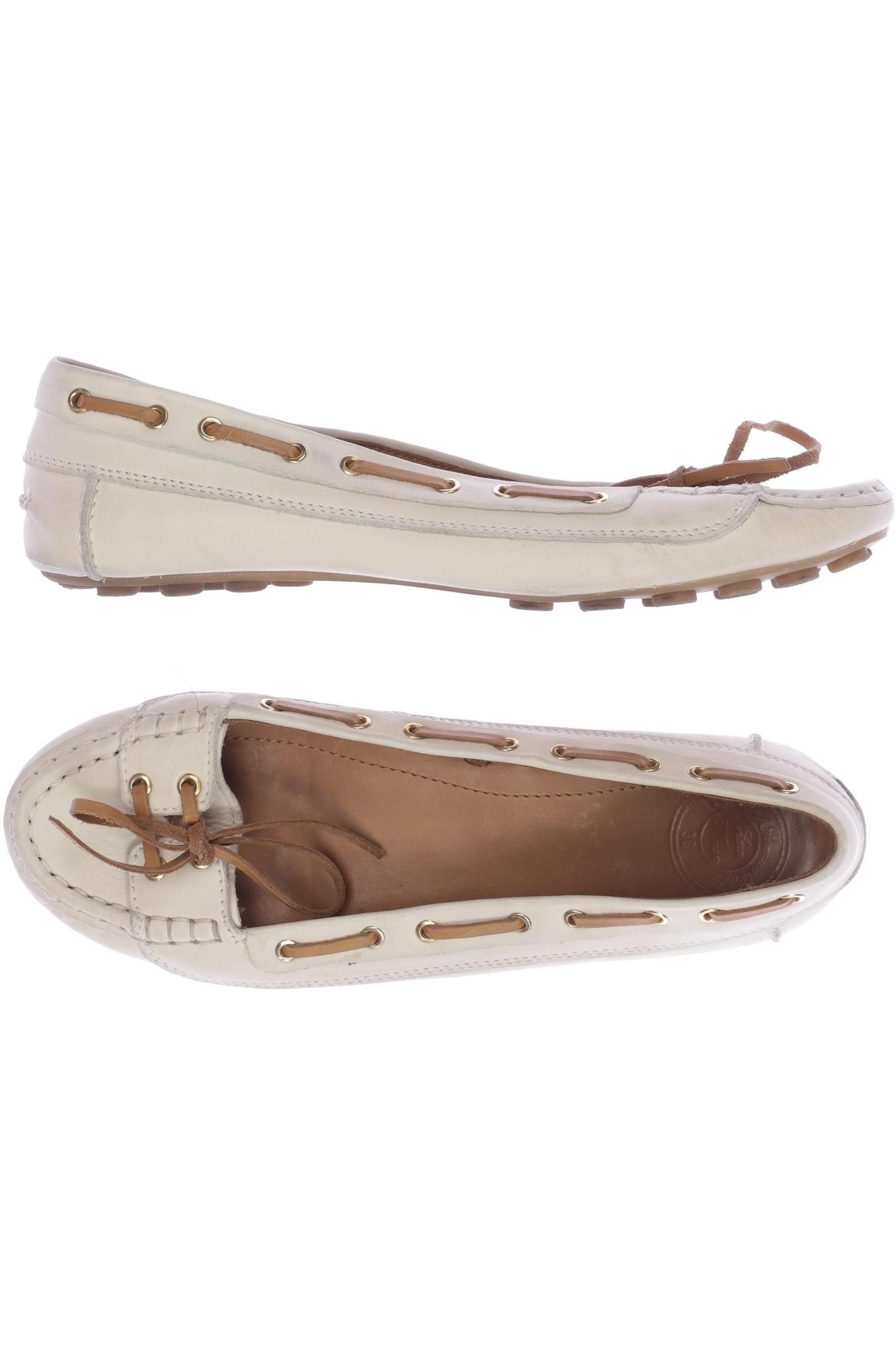 

Zara Damen Ballerinas, cremeweiß, Gr. 36