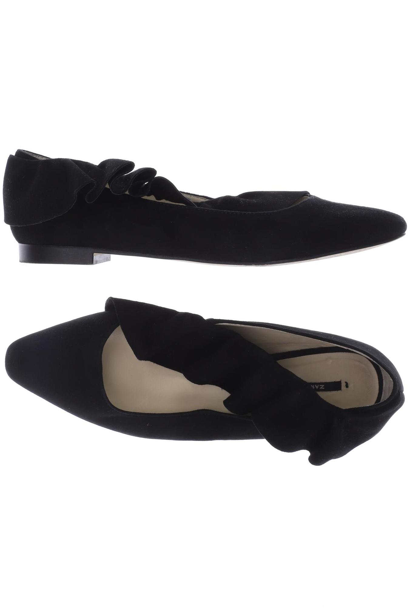 

Zara Damen Ballerinas, schwarz, Gr. 37