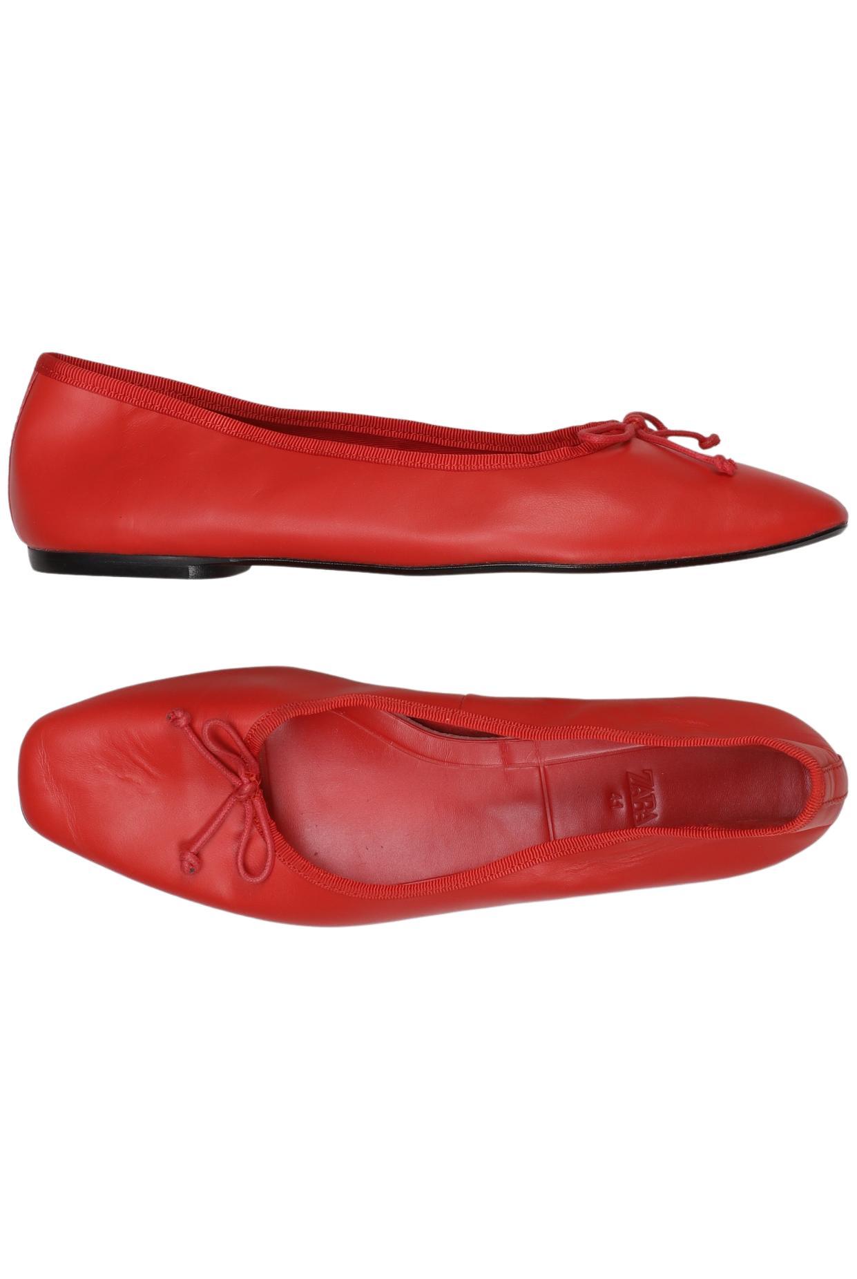 

Zara Damen Ballerinas, rot, Gr. 41