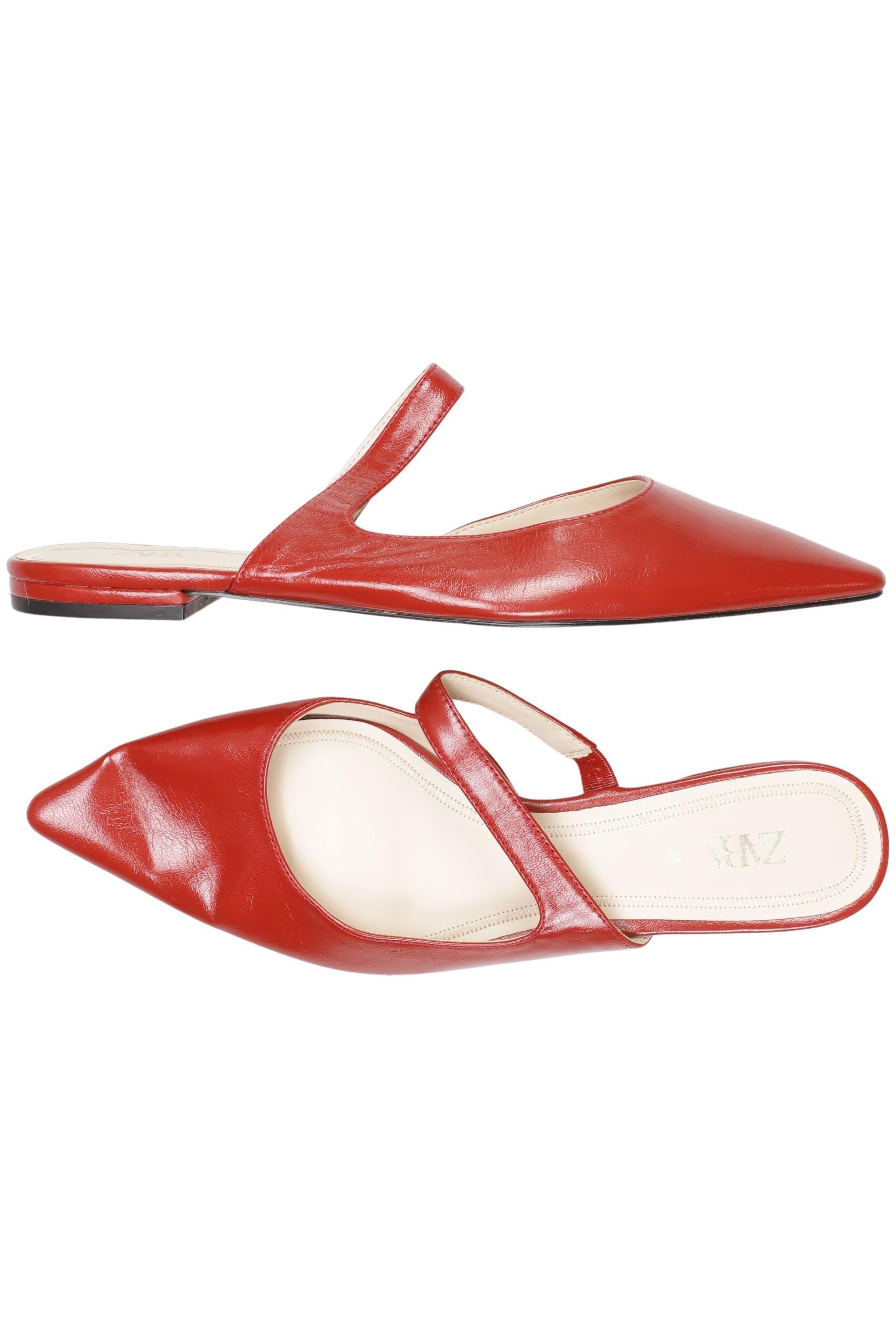 

Zara Damen Ballerinas, rot, Gr. 38