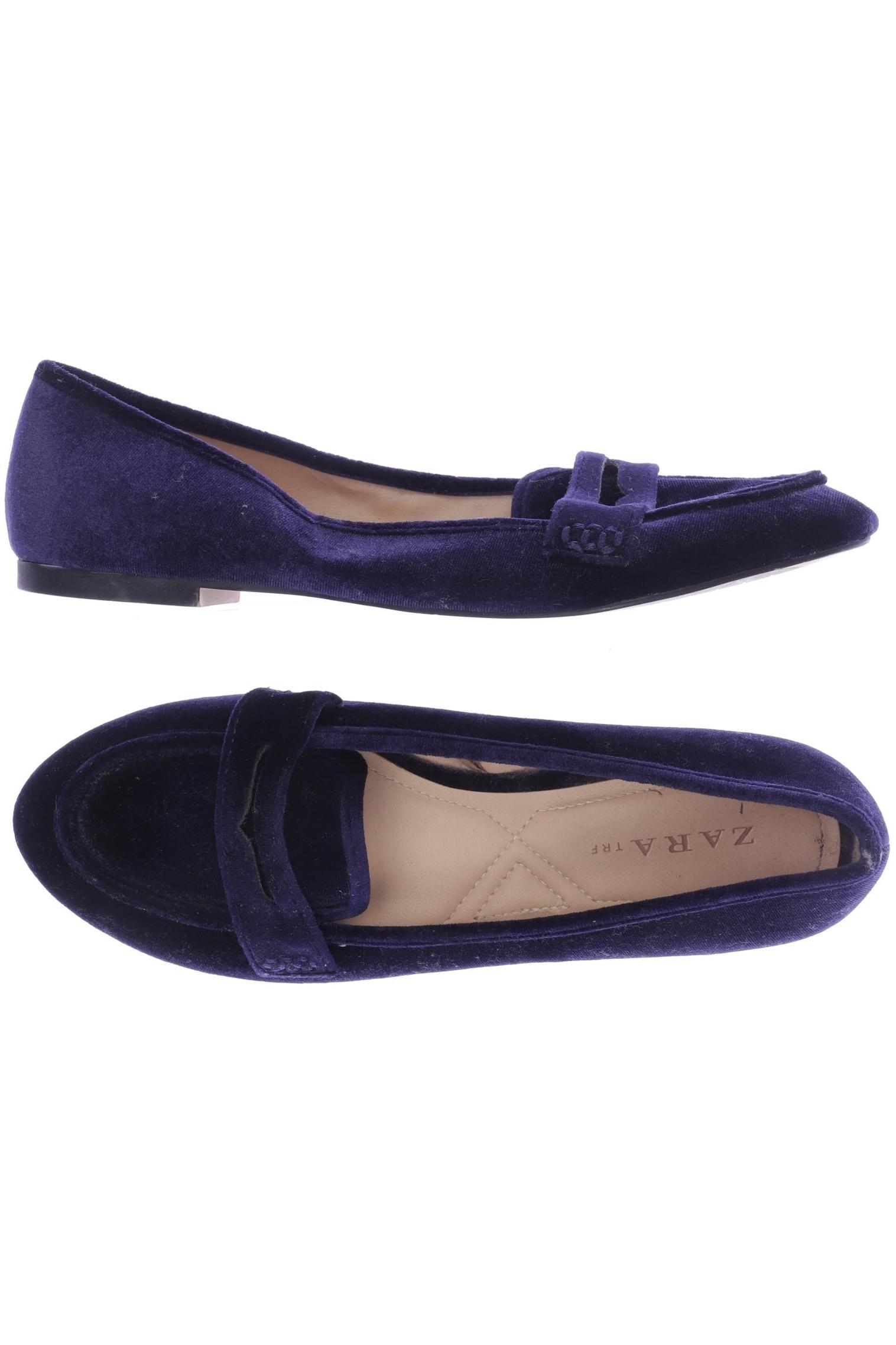 

Zara Damen Ballerinas, marineblau, Gr. 38