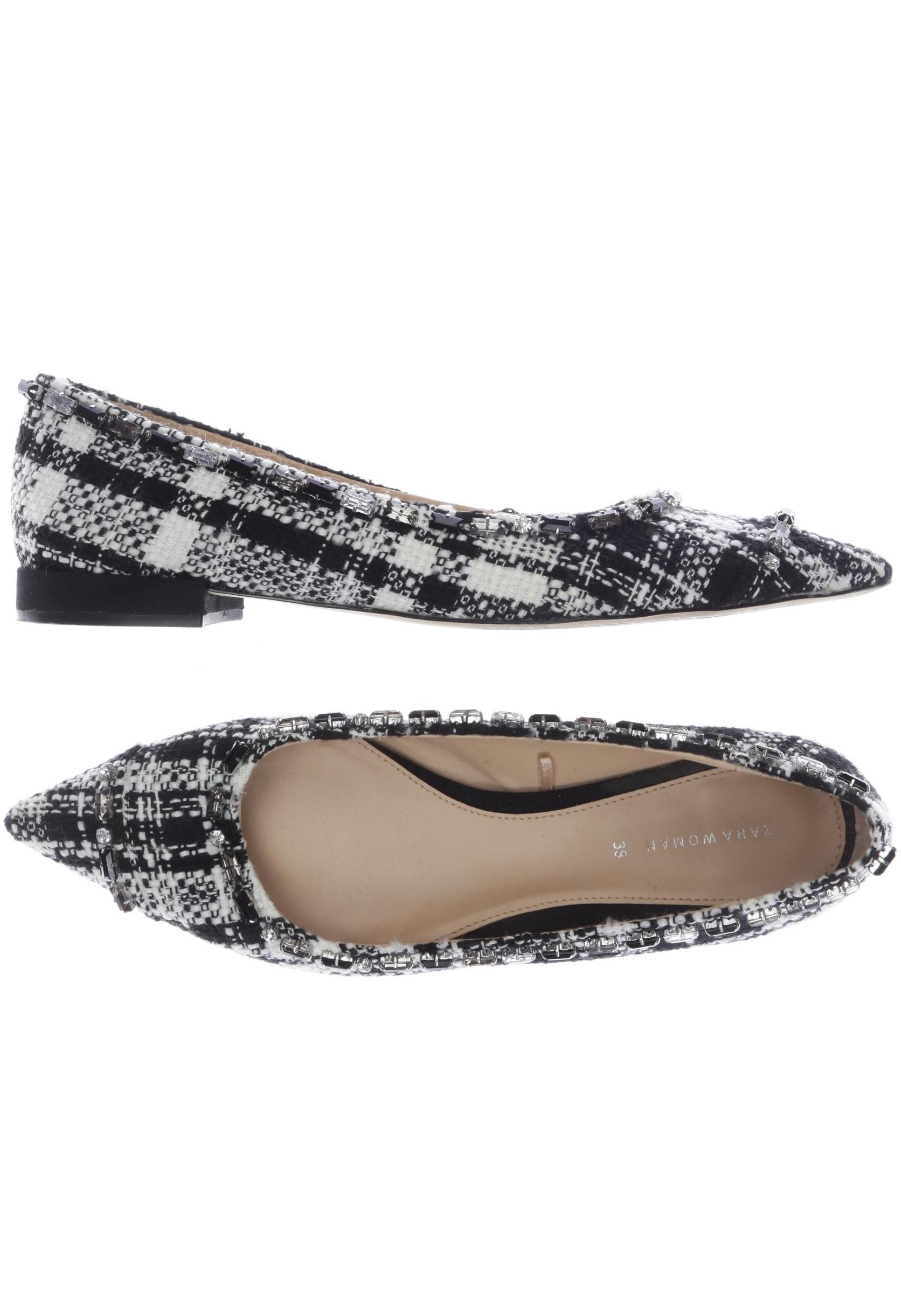 

Zara Damen Ballerinas, schwarz, Gr. 38