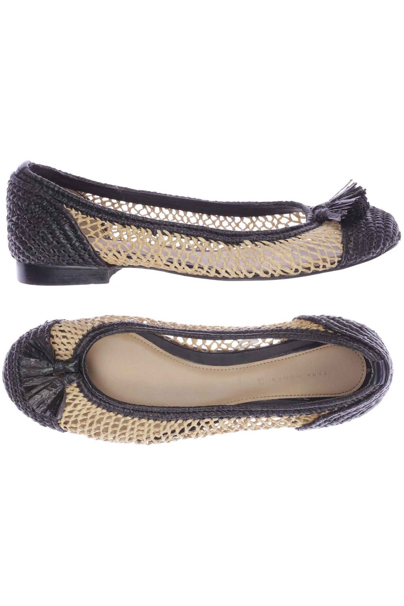 

Zara Damen Ballerinas, beige, Gr. 37