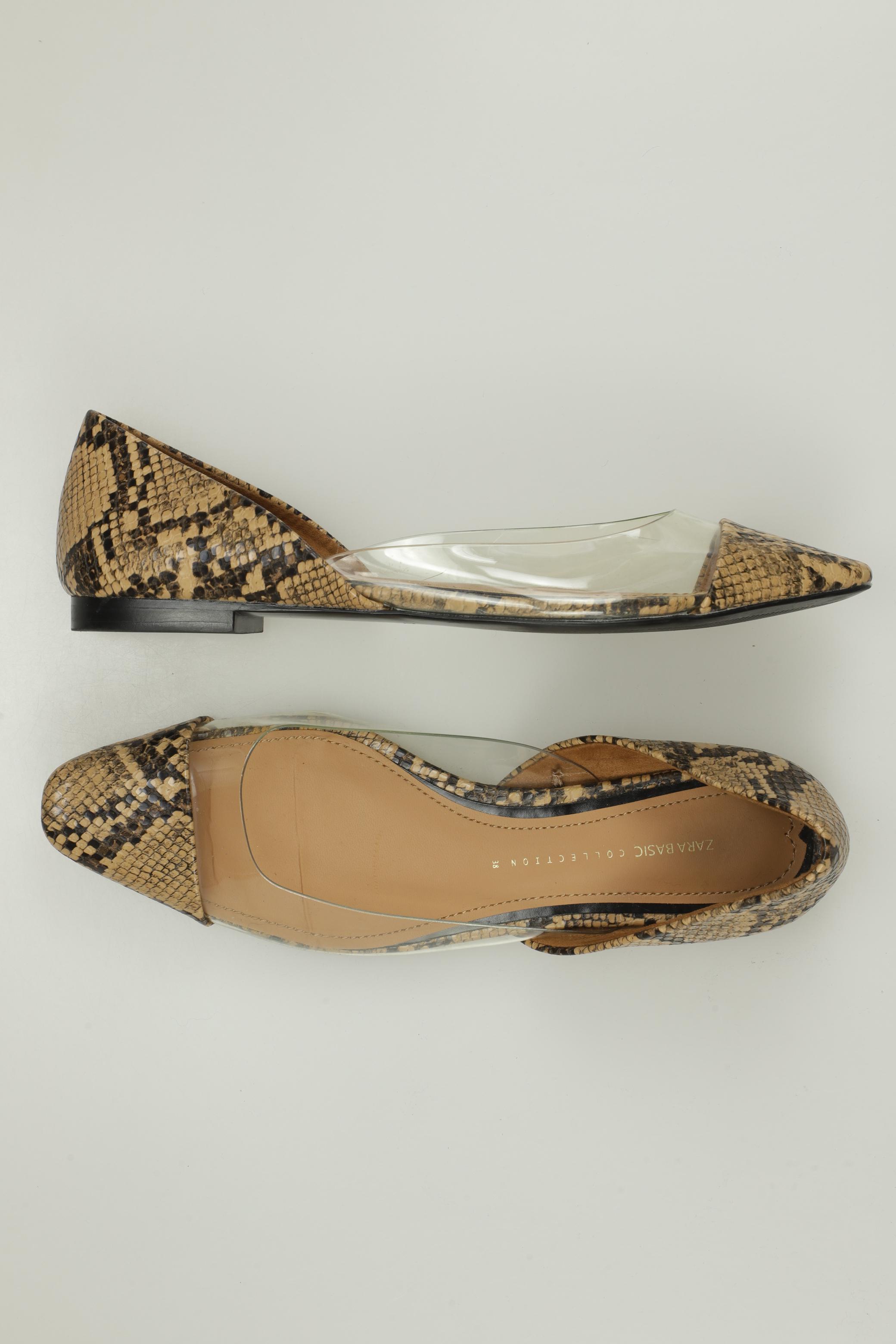 

ZARA Damen Ballerinas, braun