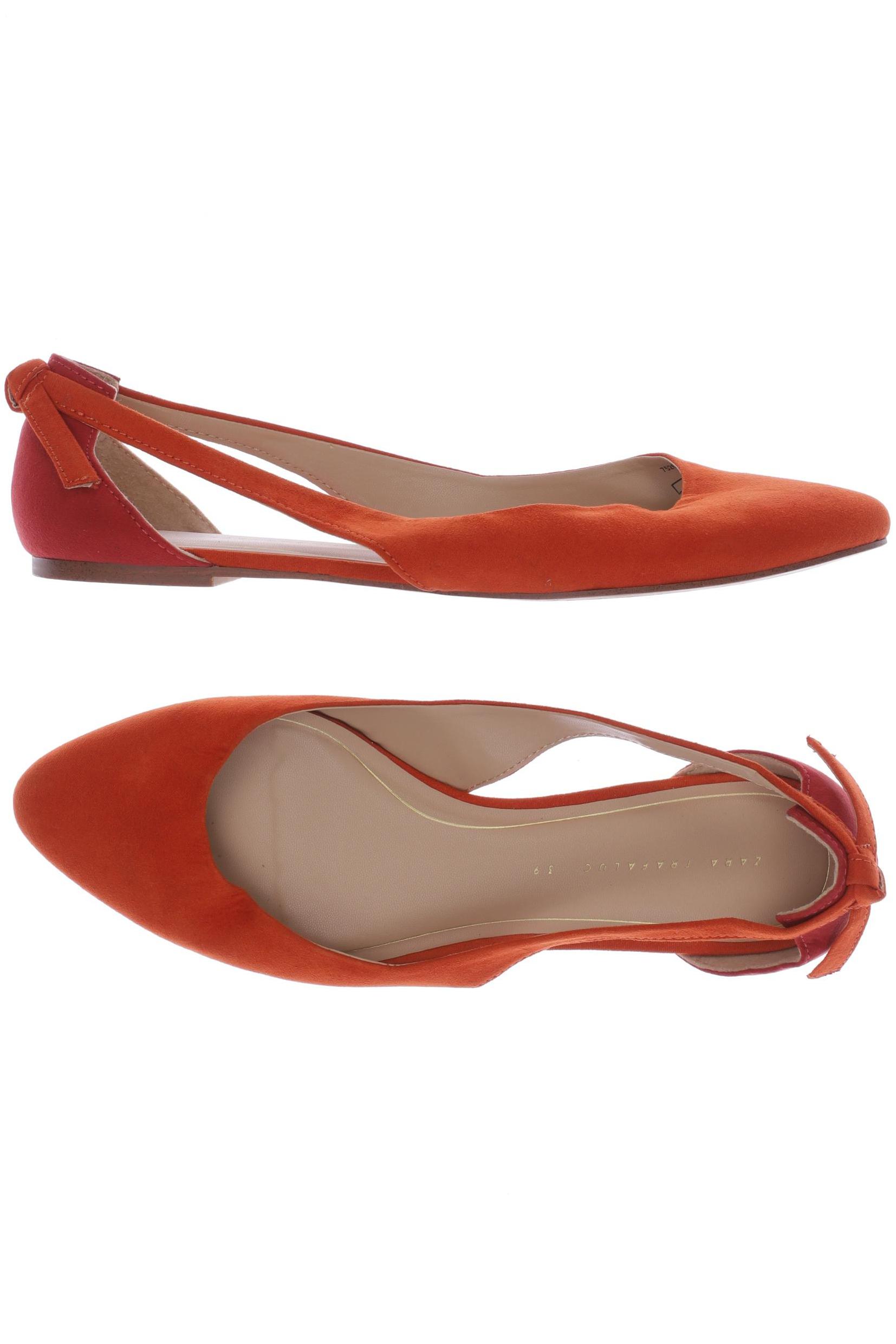 

Zara Damen Ballerinas, orange, Gr. 39