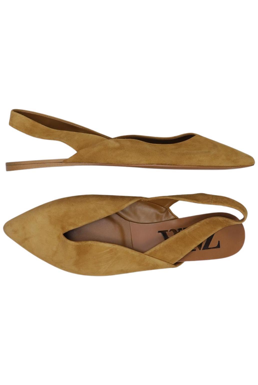 

Zara Damen Ballerinas, braun, Gr. 40