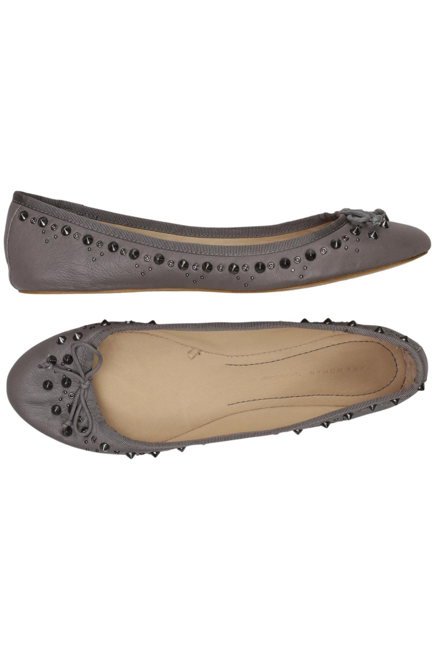 

Zara Damen Ballerinas, grau, Gr. 40