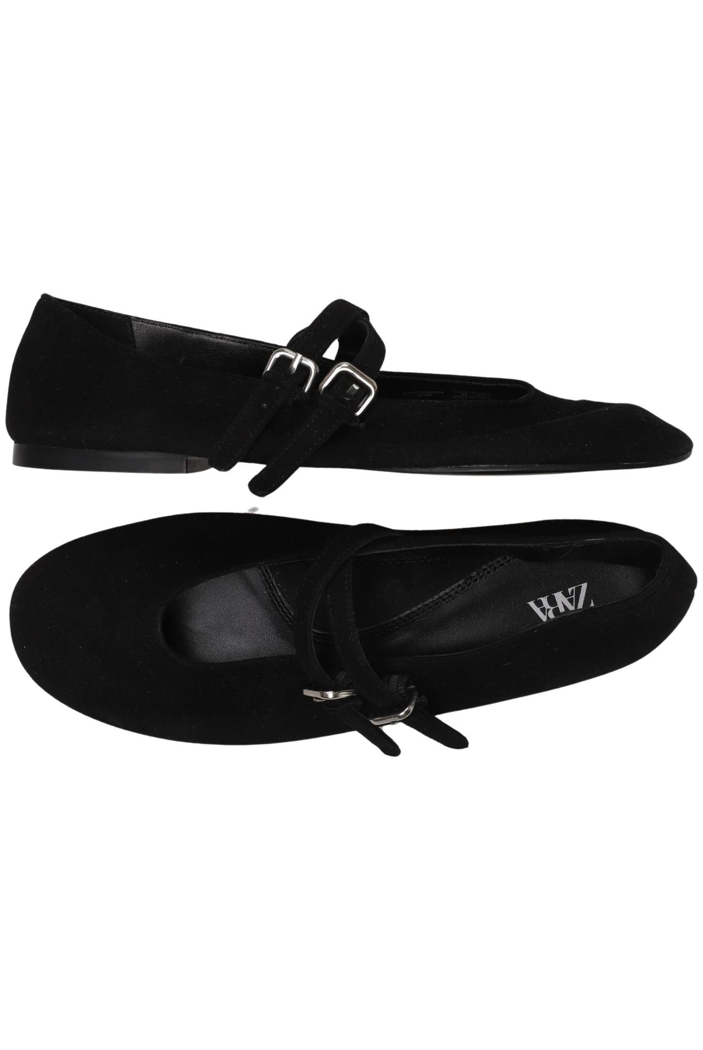 

Zara Damen Ballerinas, schwarz, Gr. 38