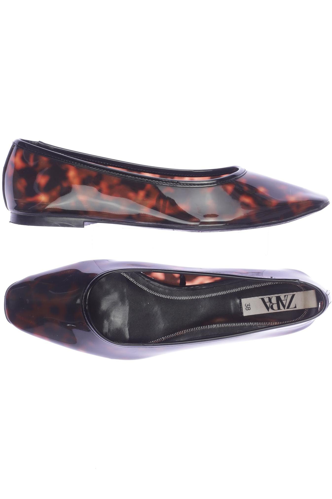 

Zara Damen Ballerinas, braun, Gr. 38