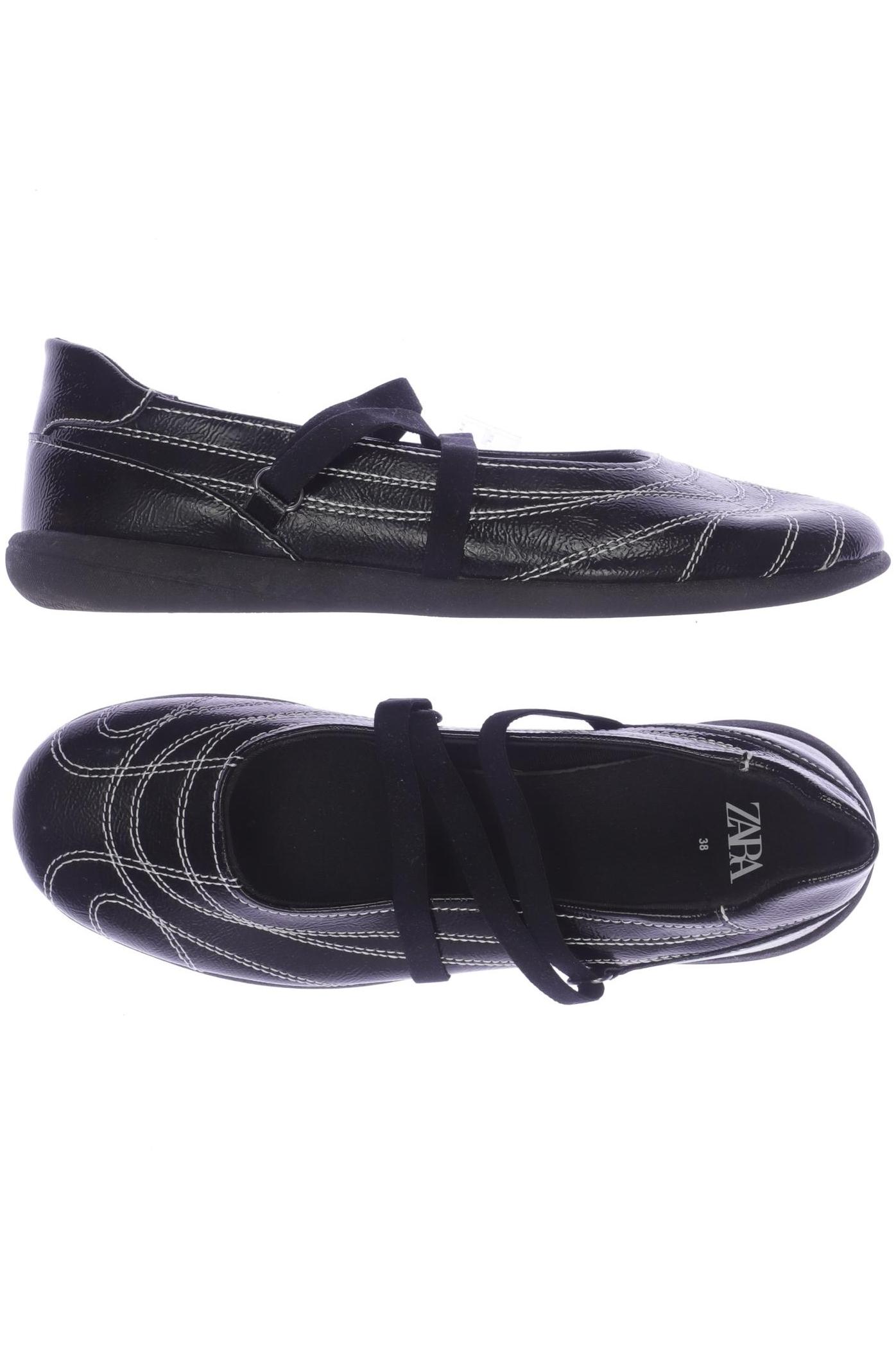 

Zara Damen Ballerinas, schwarz, Gr. 38