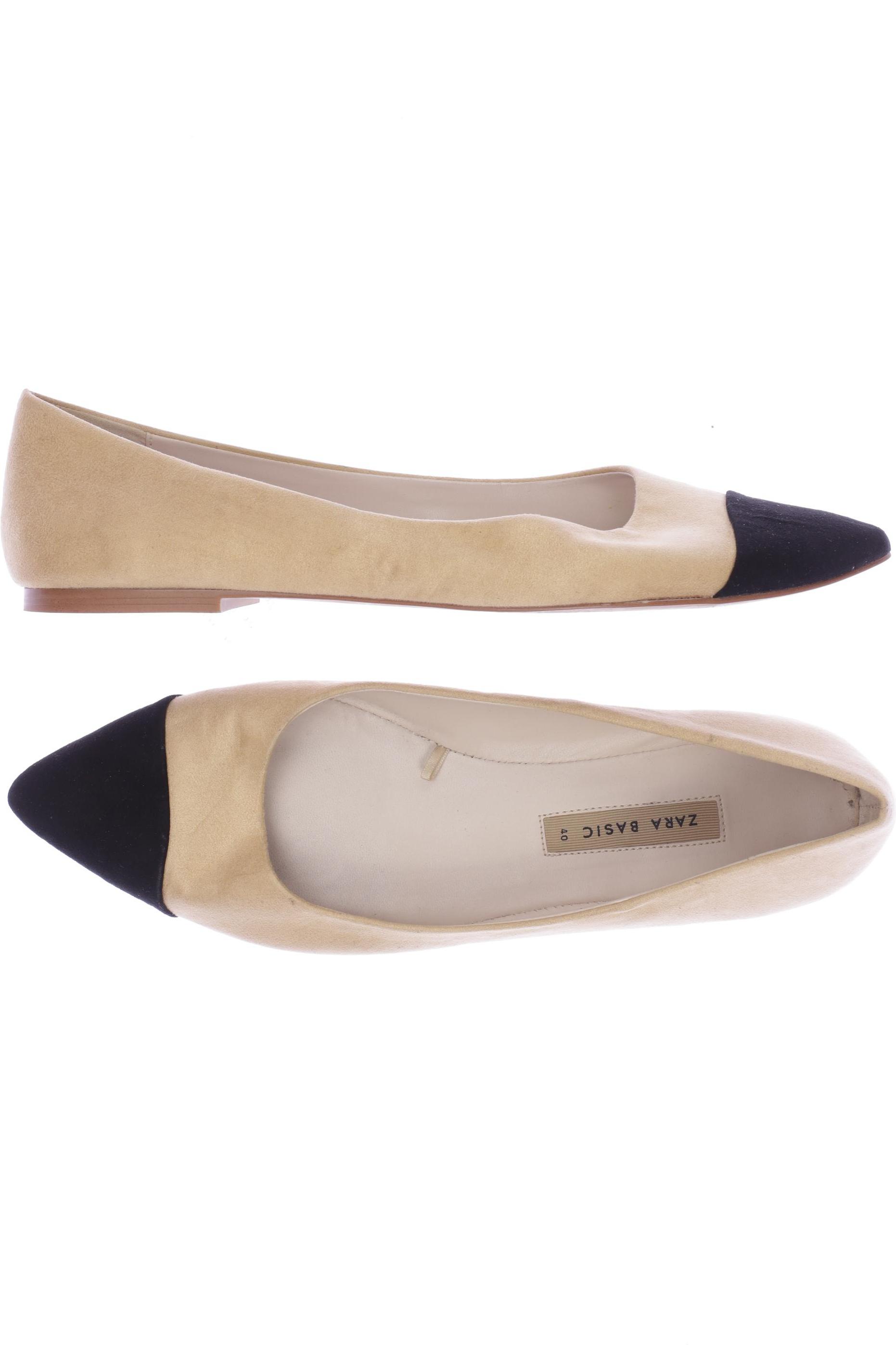 

Zara Damen Ballerinas, beige, Gr. 40