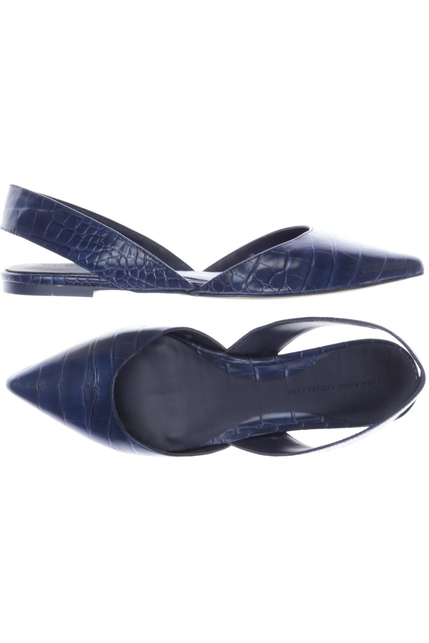 

Zara Damen Ballerinas, blau, Gr. 35