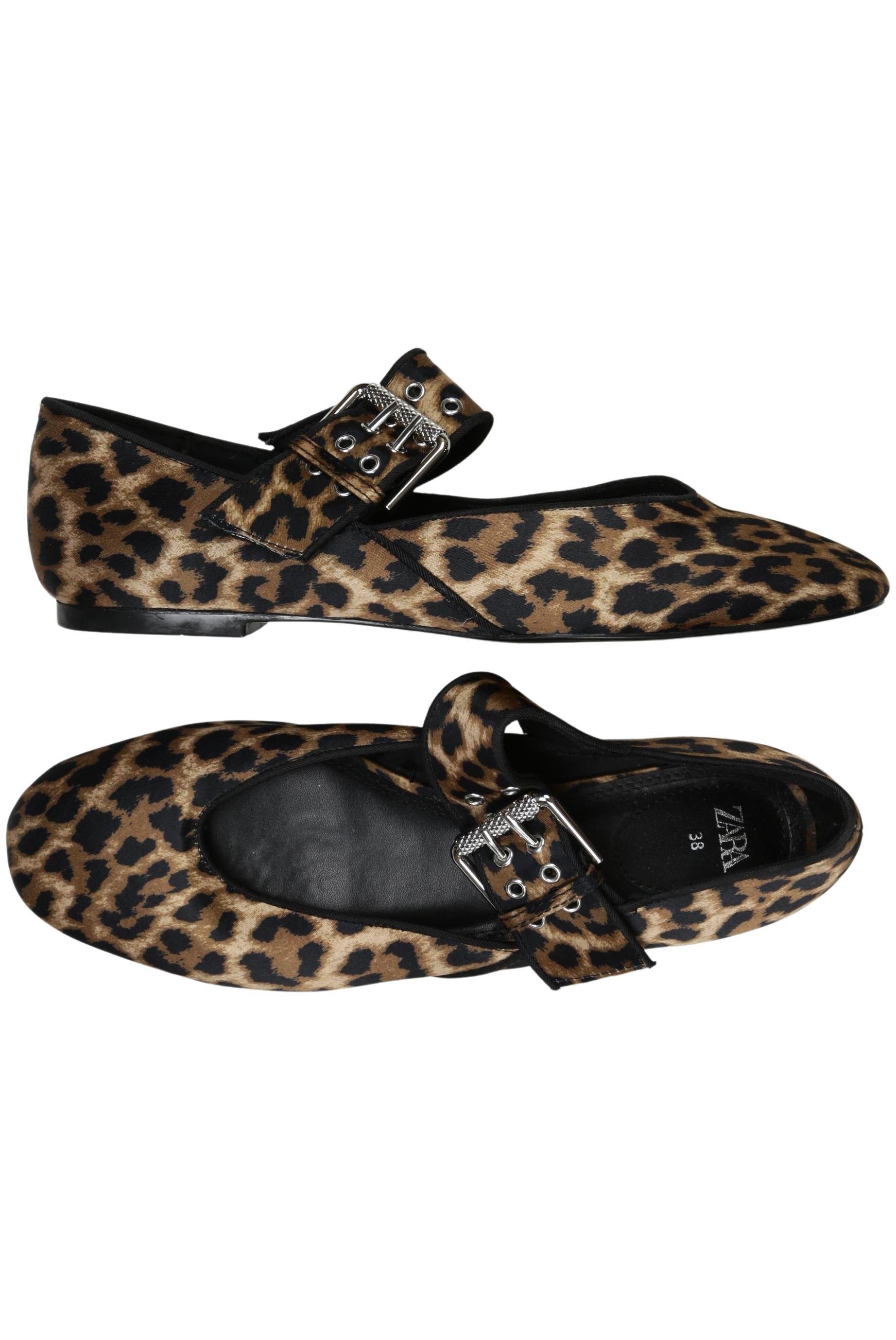 

Zara Damen Ballerinas, braun, Gr. 38