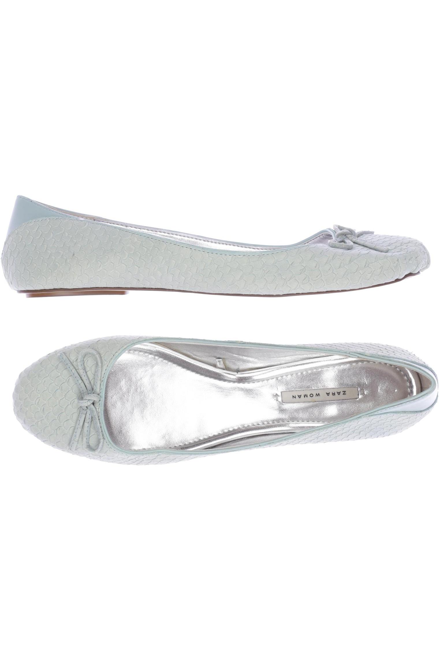 

ZARA Damen Ballerinas, türkis