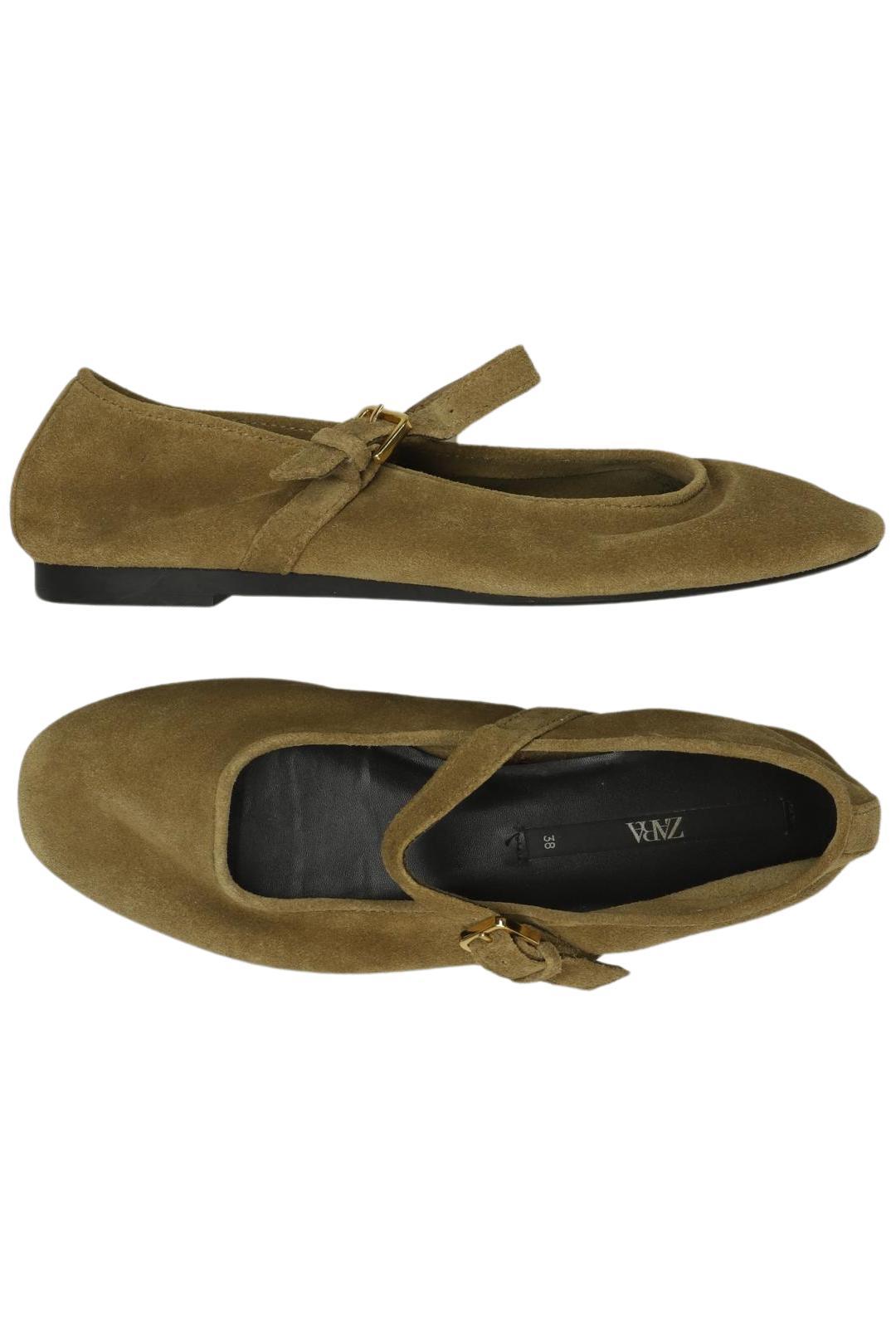 

Zara Damen Ballerinas, braun, Gr. 38