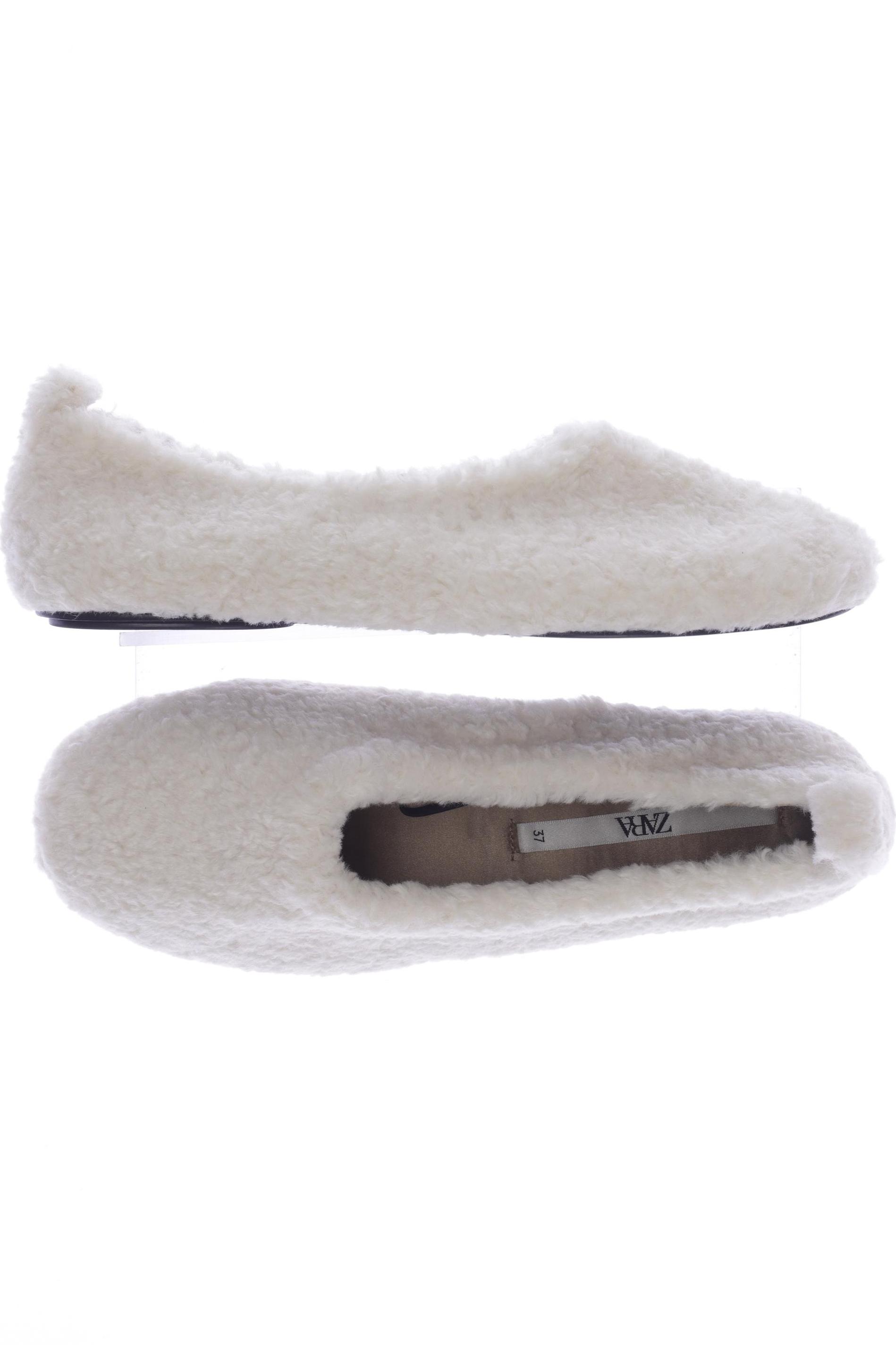 

Zara Damen Ballerinas, cremeweiß, Gr. 37