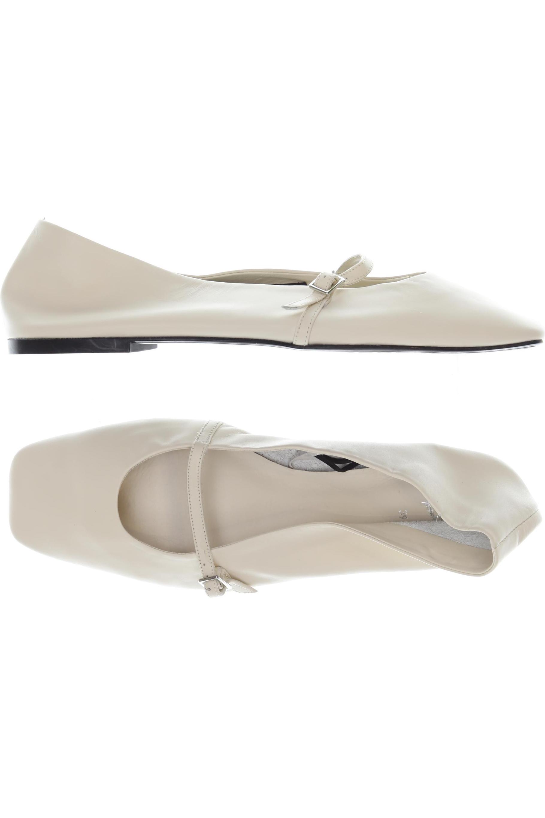 

Zara Damen Ballerinas, weiß, Gr. 39