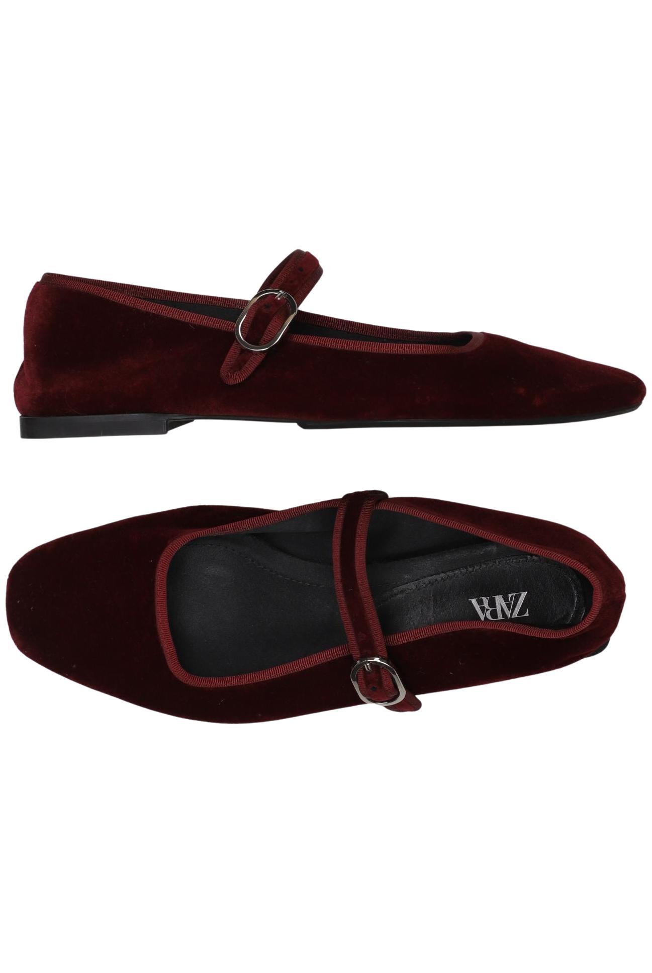 

Zara Damen Ballerinas, rot, Gr. 37
