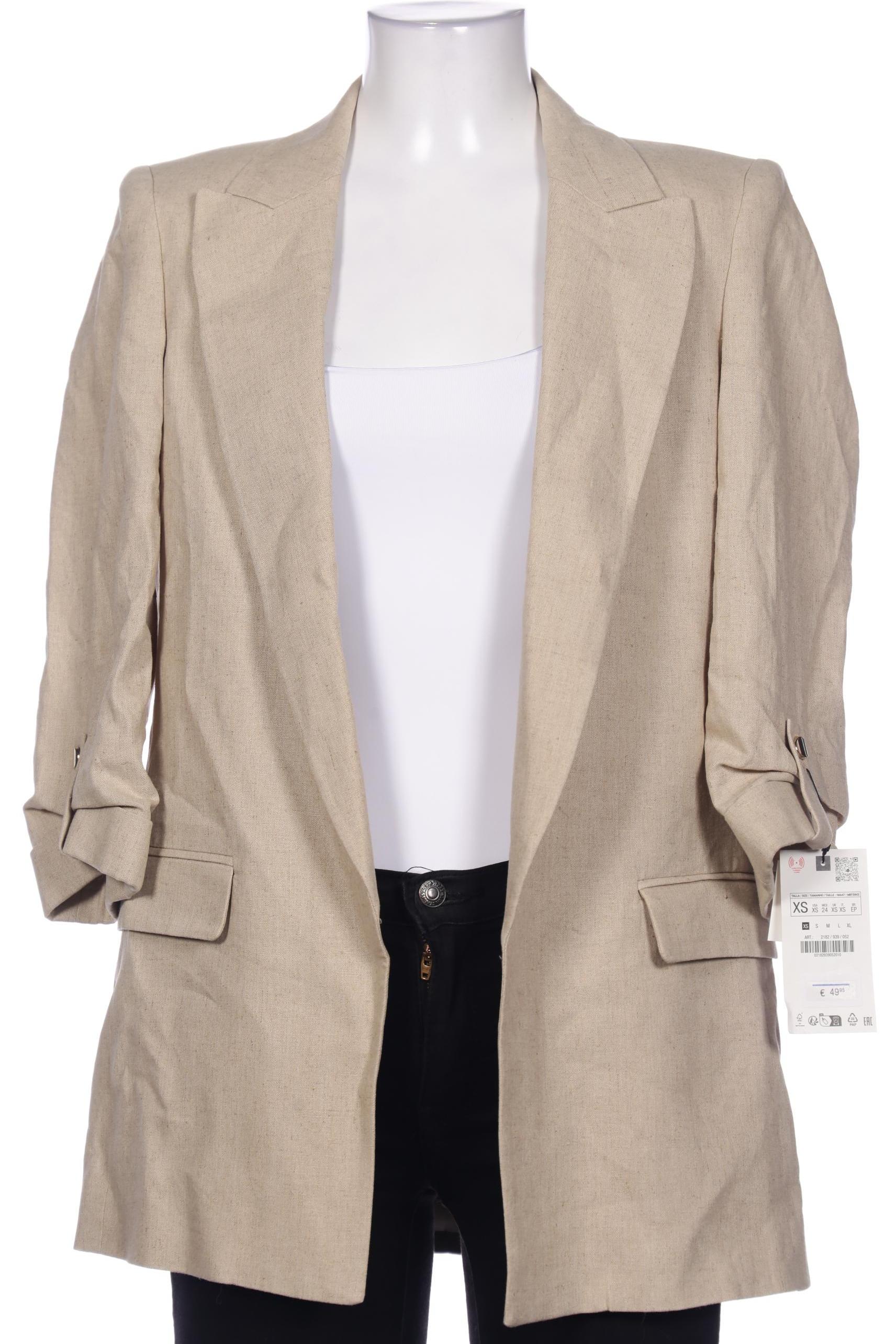 

Zara Damen Blazer, beige, Gr. 34