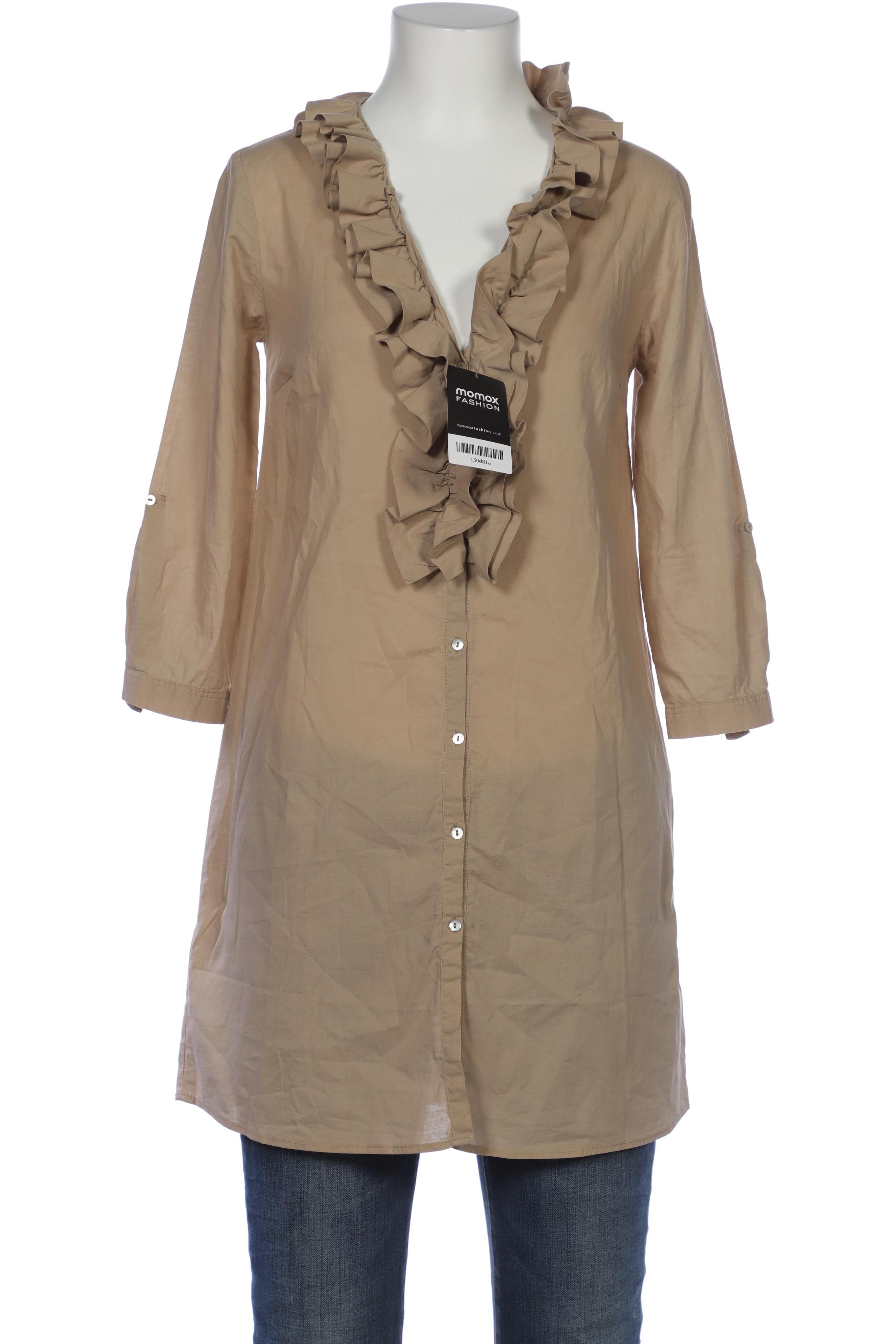 

Zara Damen Bluse, beige, Gr. 34