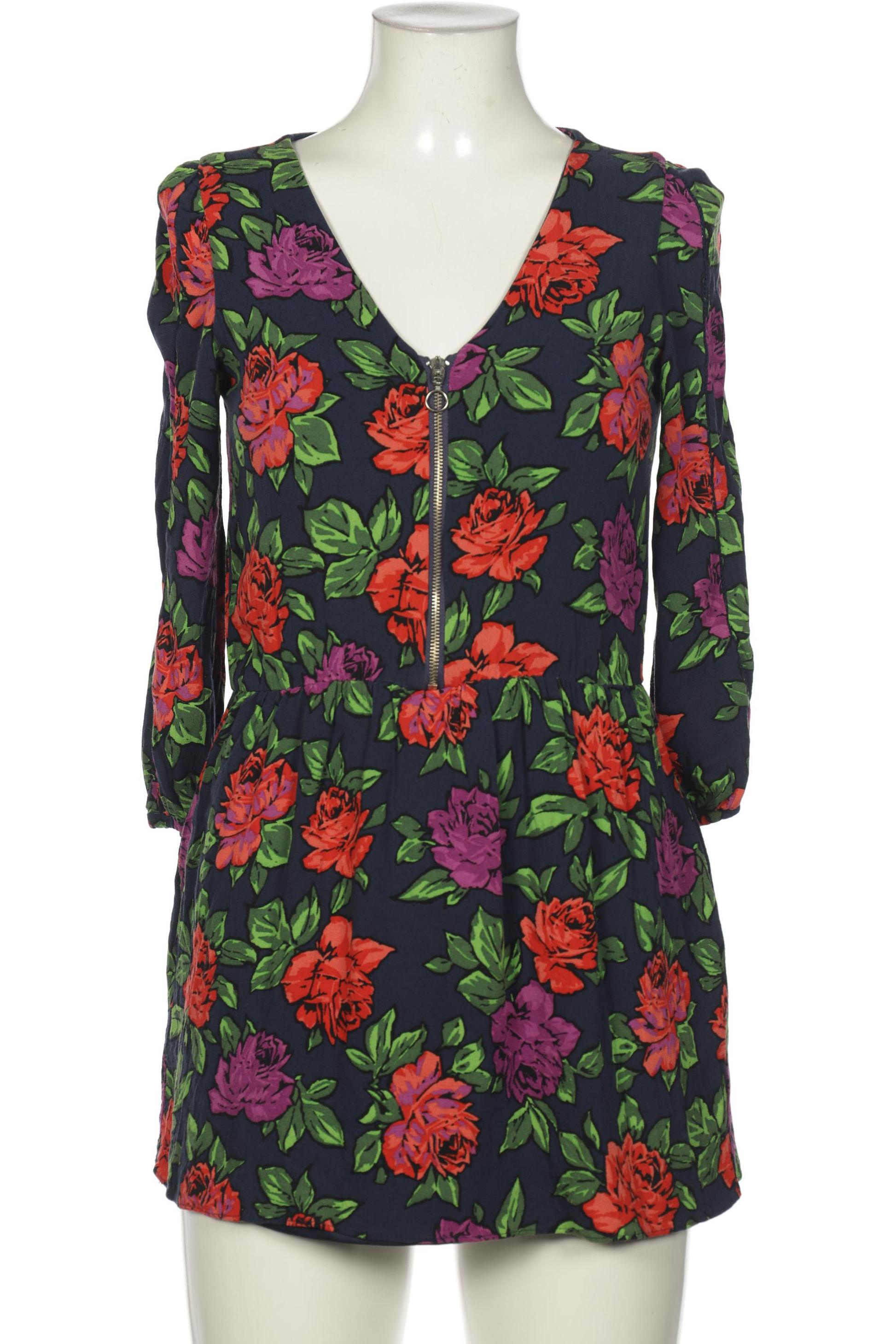 

ZARA Damen Bluse, marineblau
