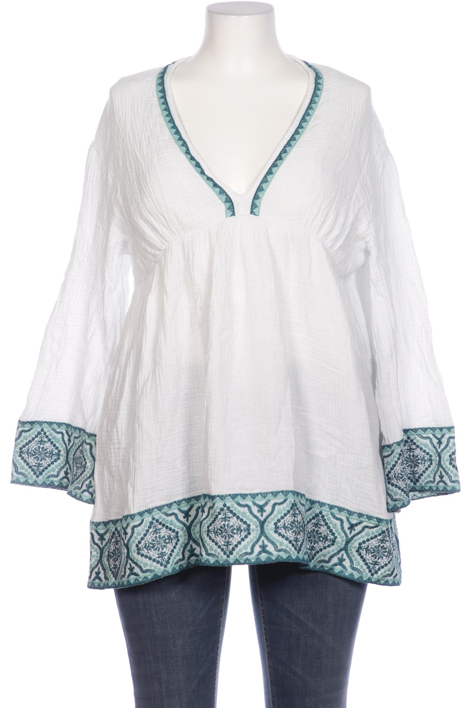 

ZARA Damen Bluse, weiß