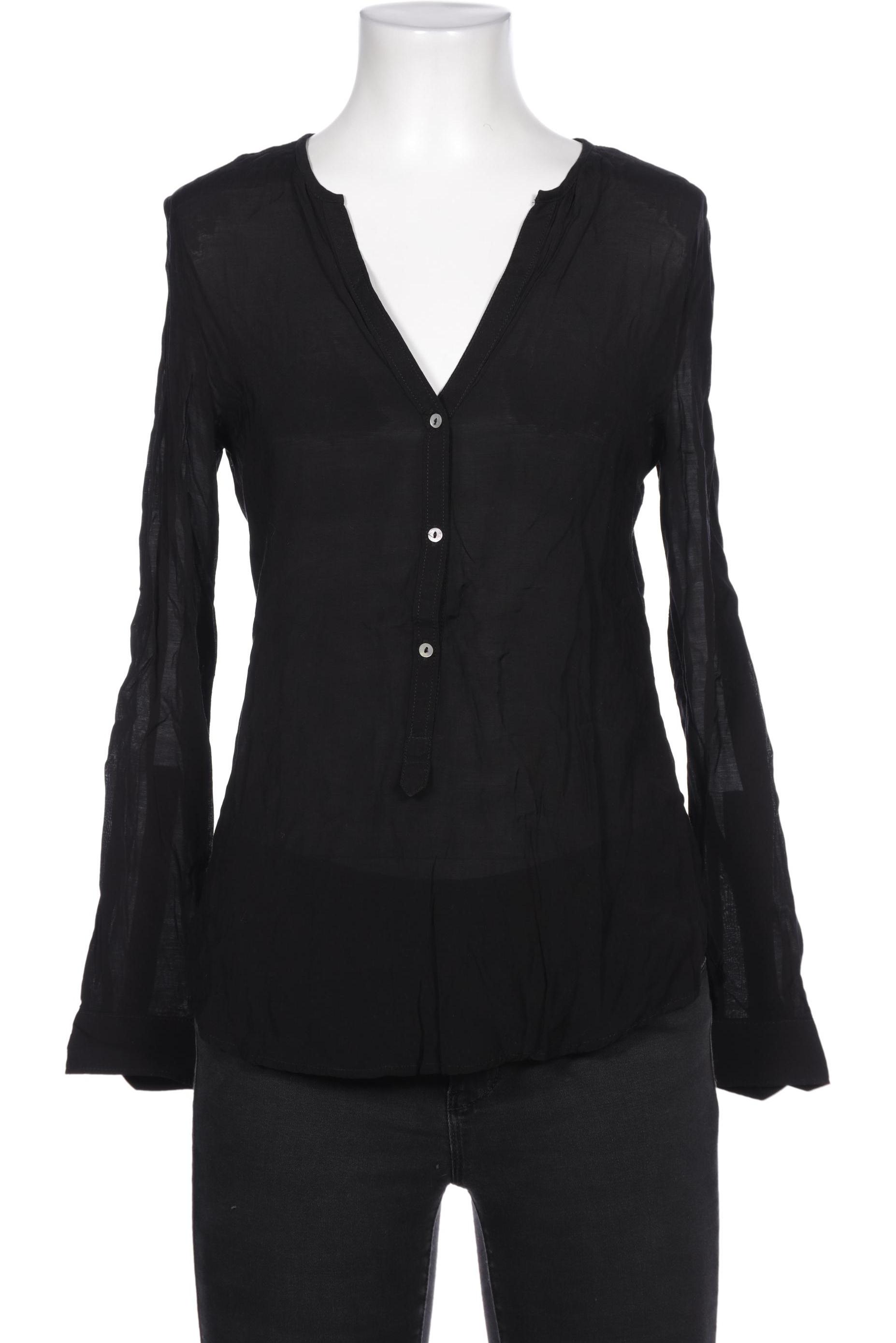 

ZARA Damen Bluse, schwarz