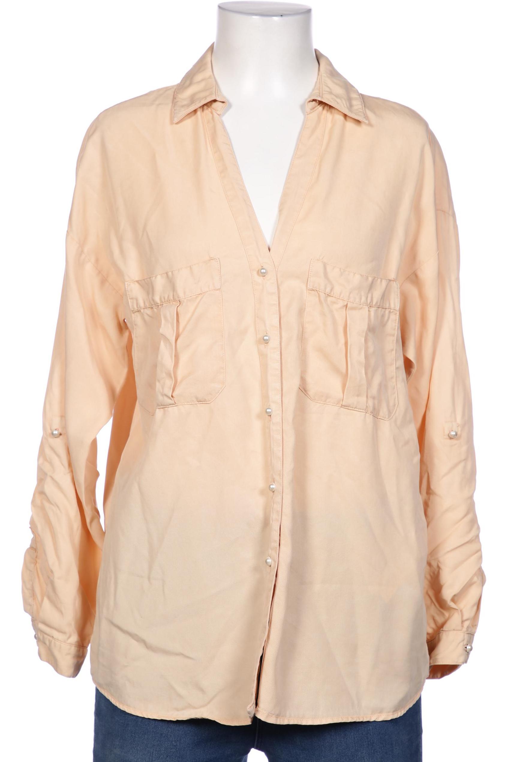 

ZARA Damen Bluse, beige