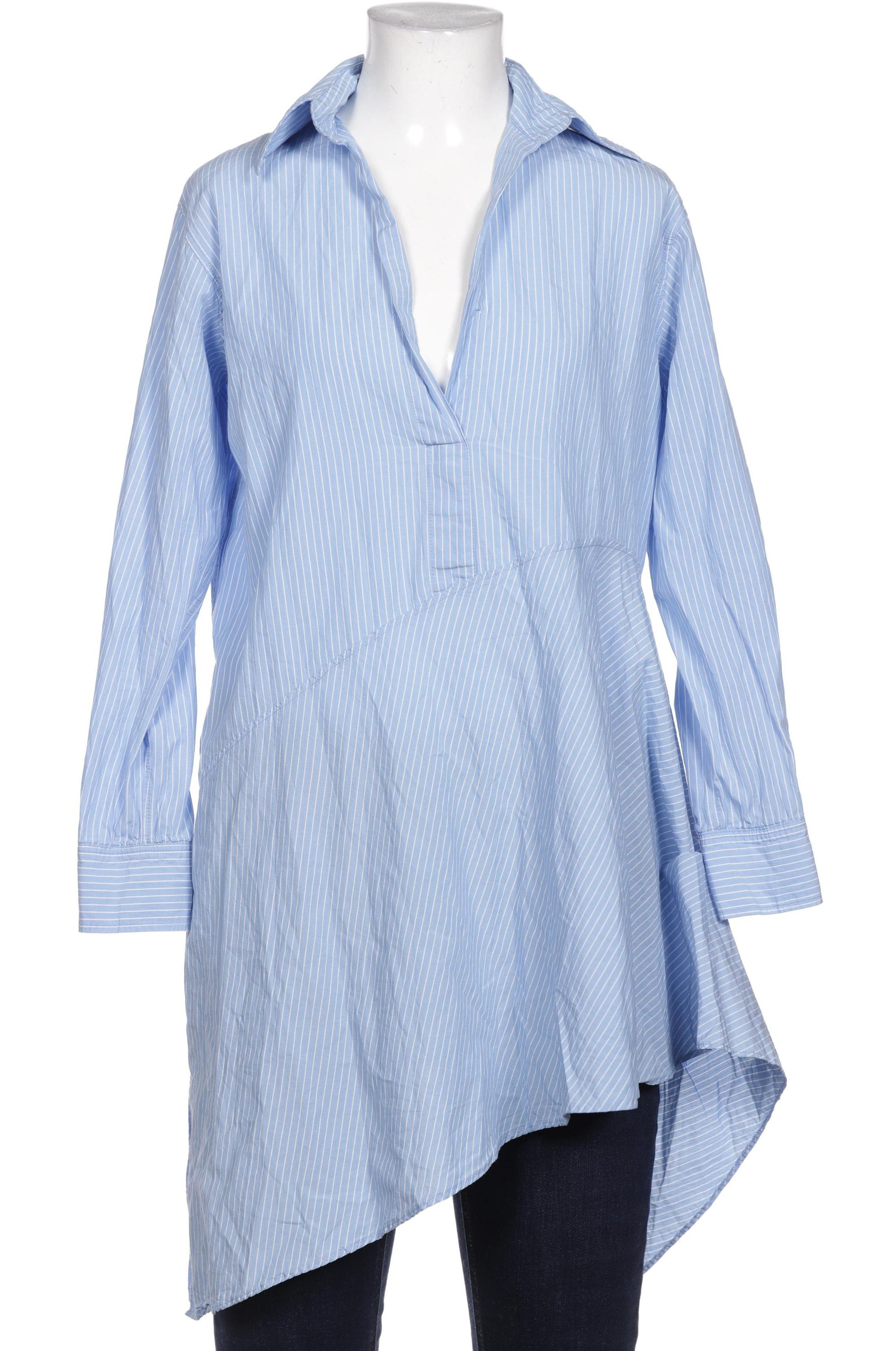 

ZARA Damen Bluse, hellblau