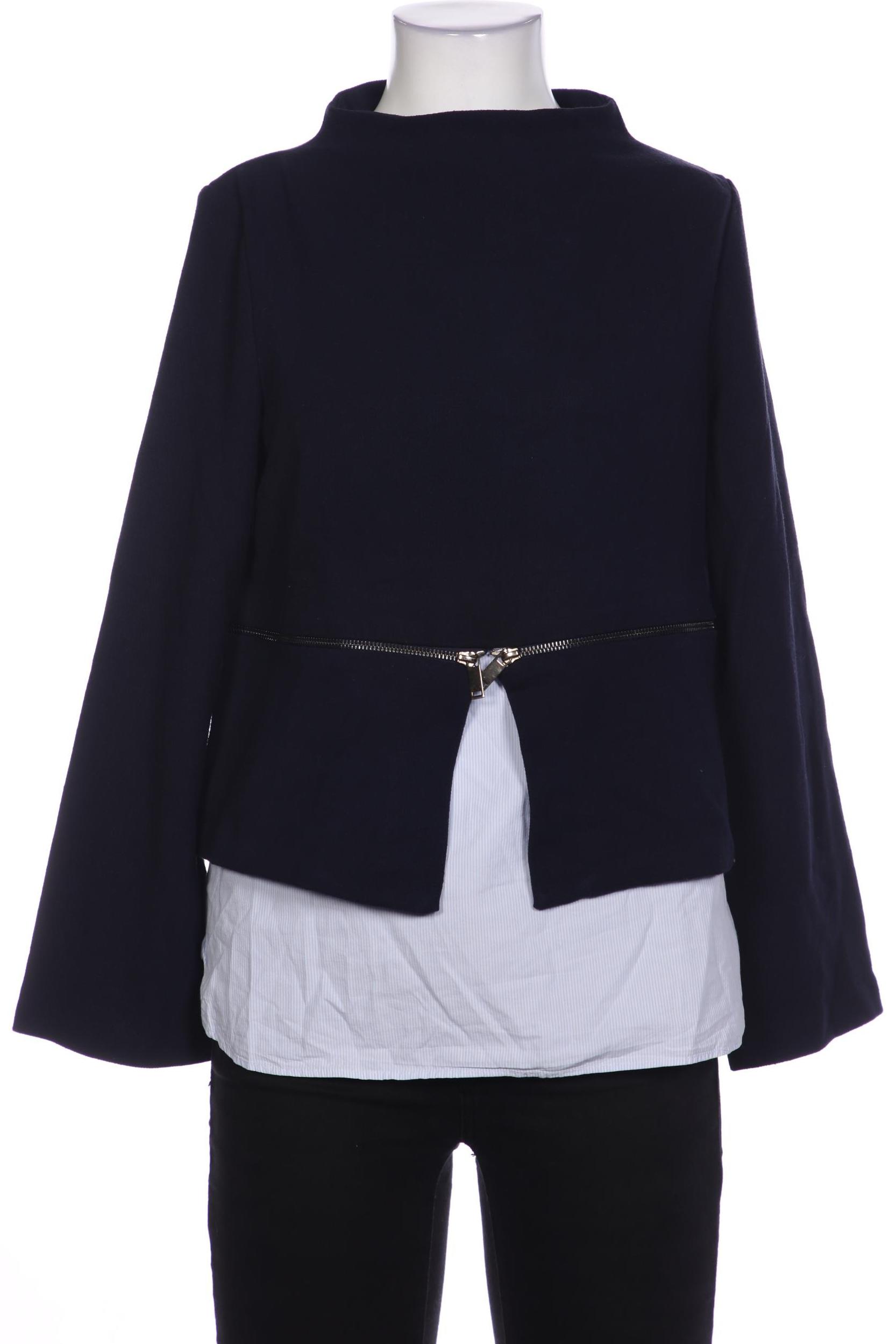

ZARA Damen Bluse, marineblau