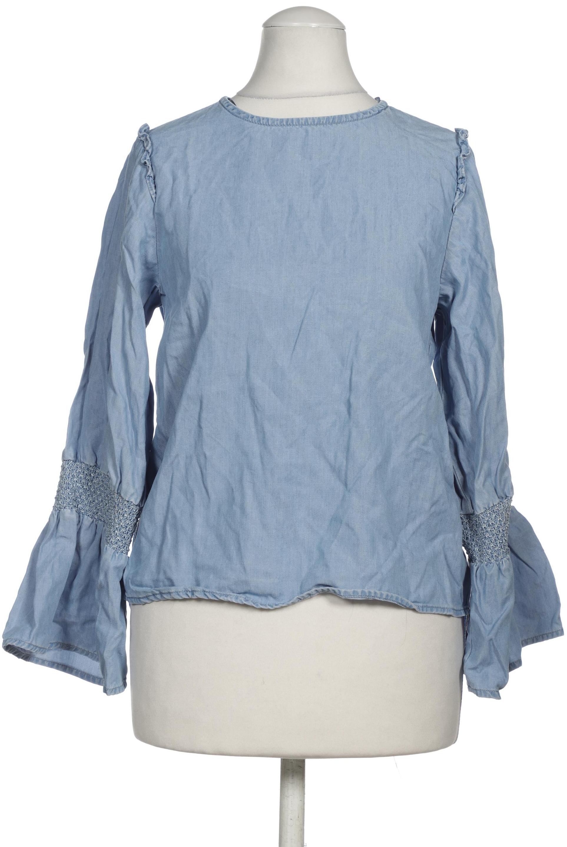 

Zara Damen Bluse, blau, Gr. 34