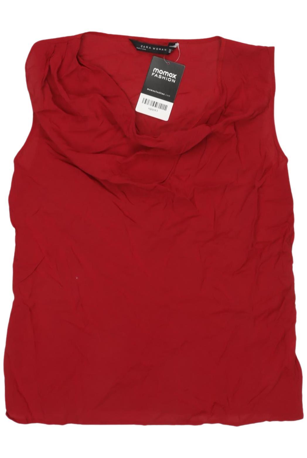 

Zara Damen Bluse, rot, Gr. 36