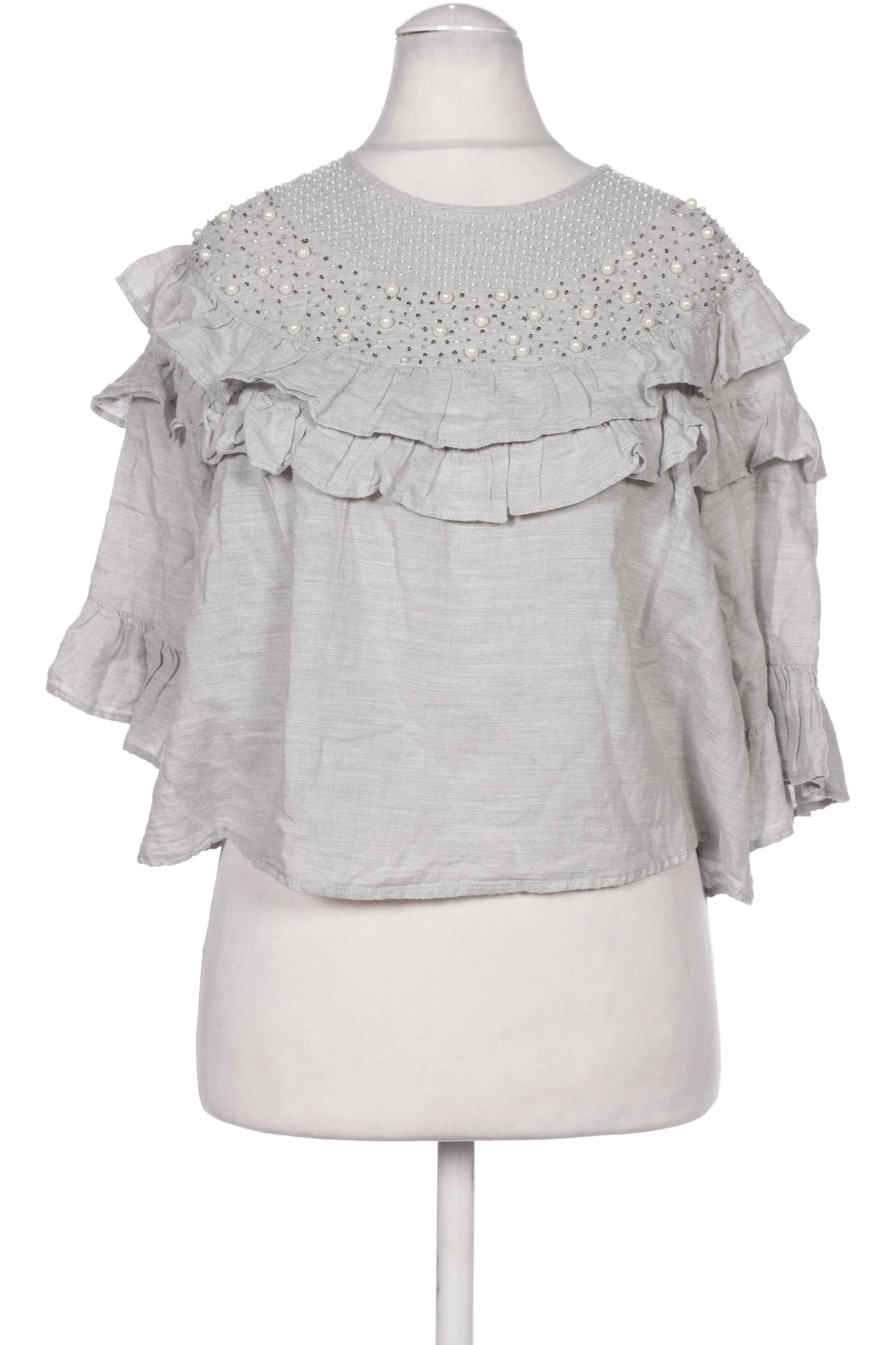 

Zara Damen Bluse, grau, Gr. 36