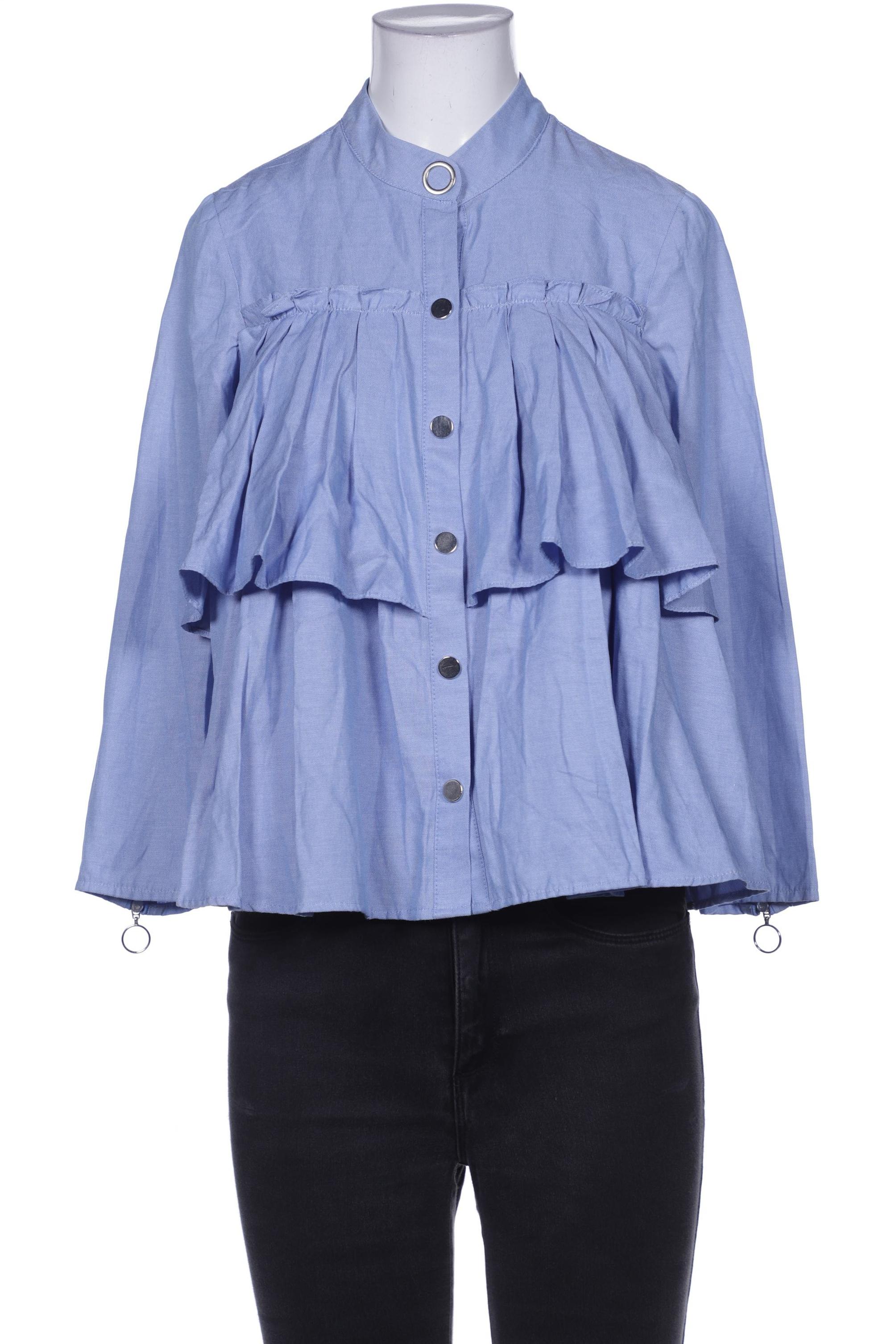 

ZARA Damen Bluse, blau