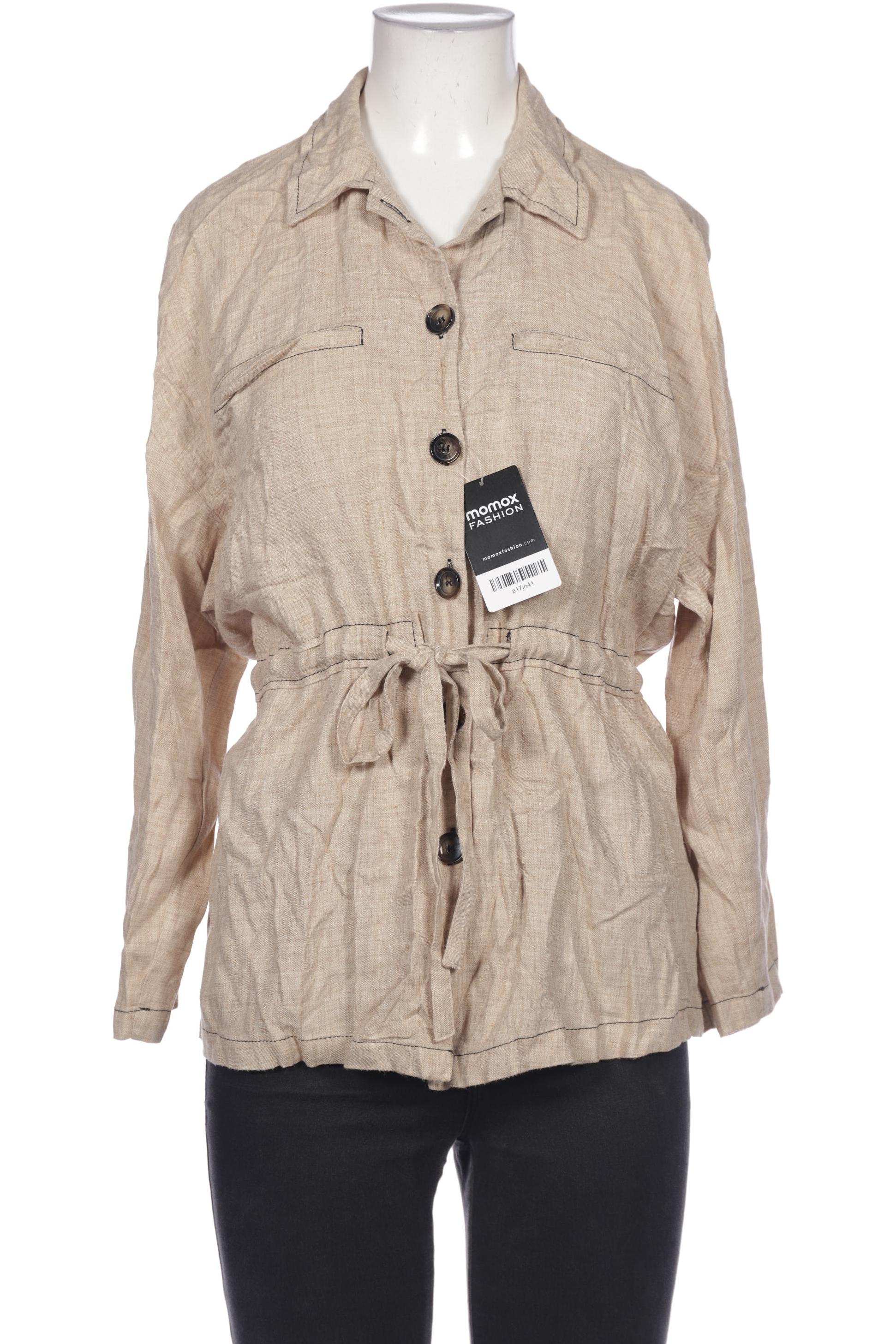 

ZARA Damen Bluse, beige