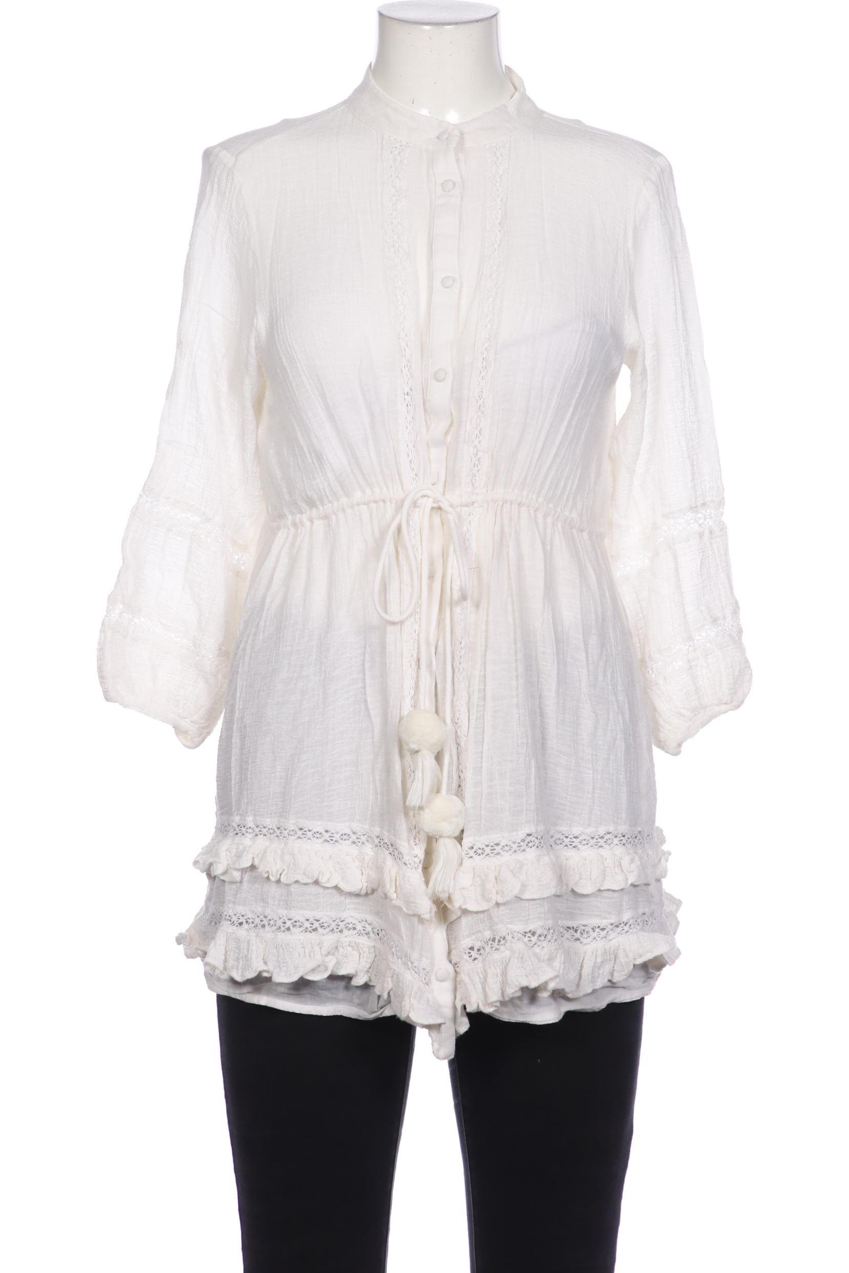 

ZARA Damen Bluse, cremeweiß