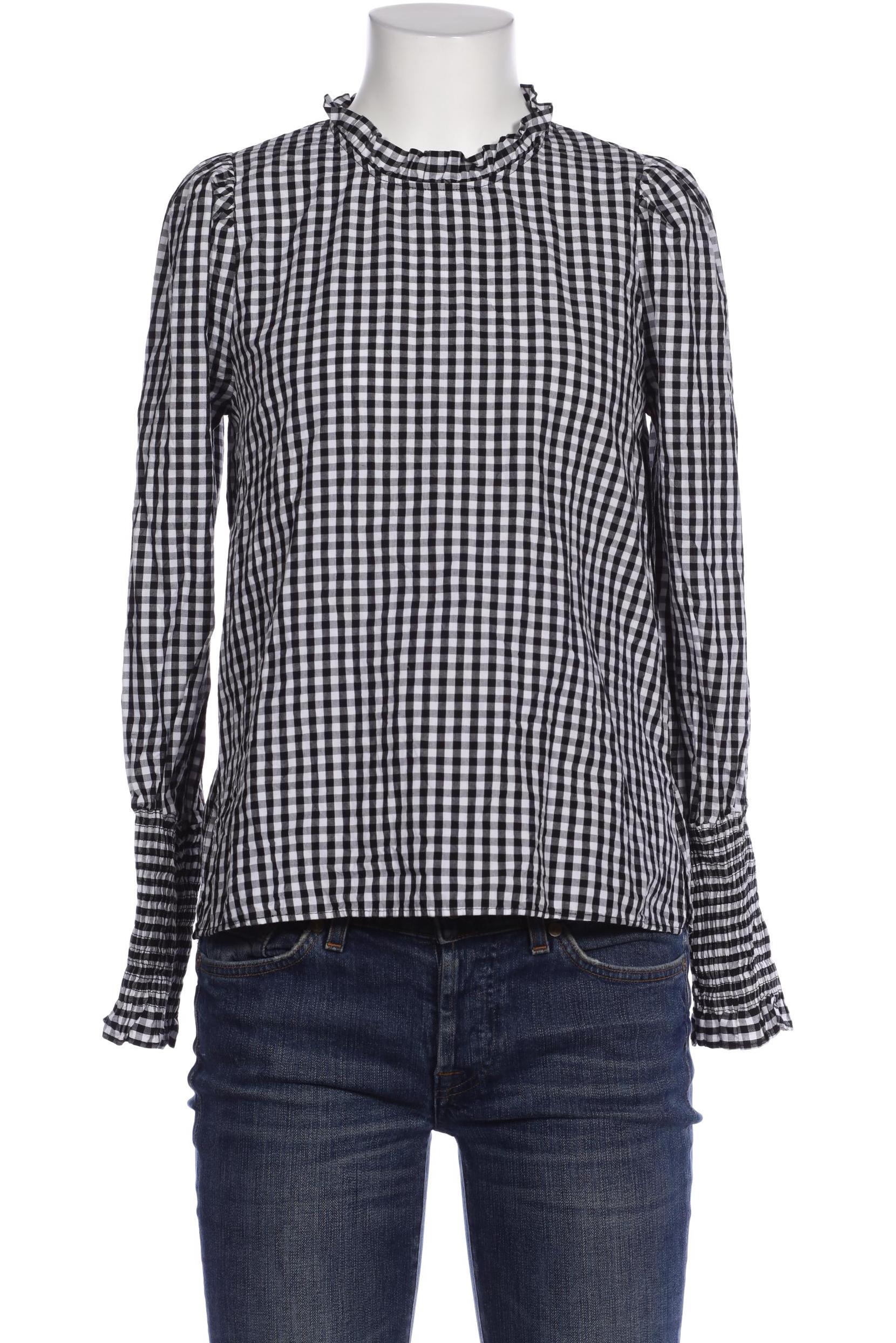 

ZARA Damen Bluse, schwarz